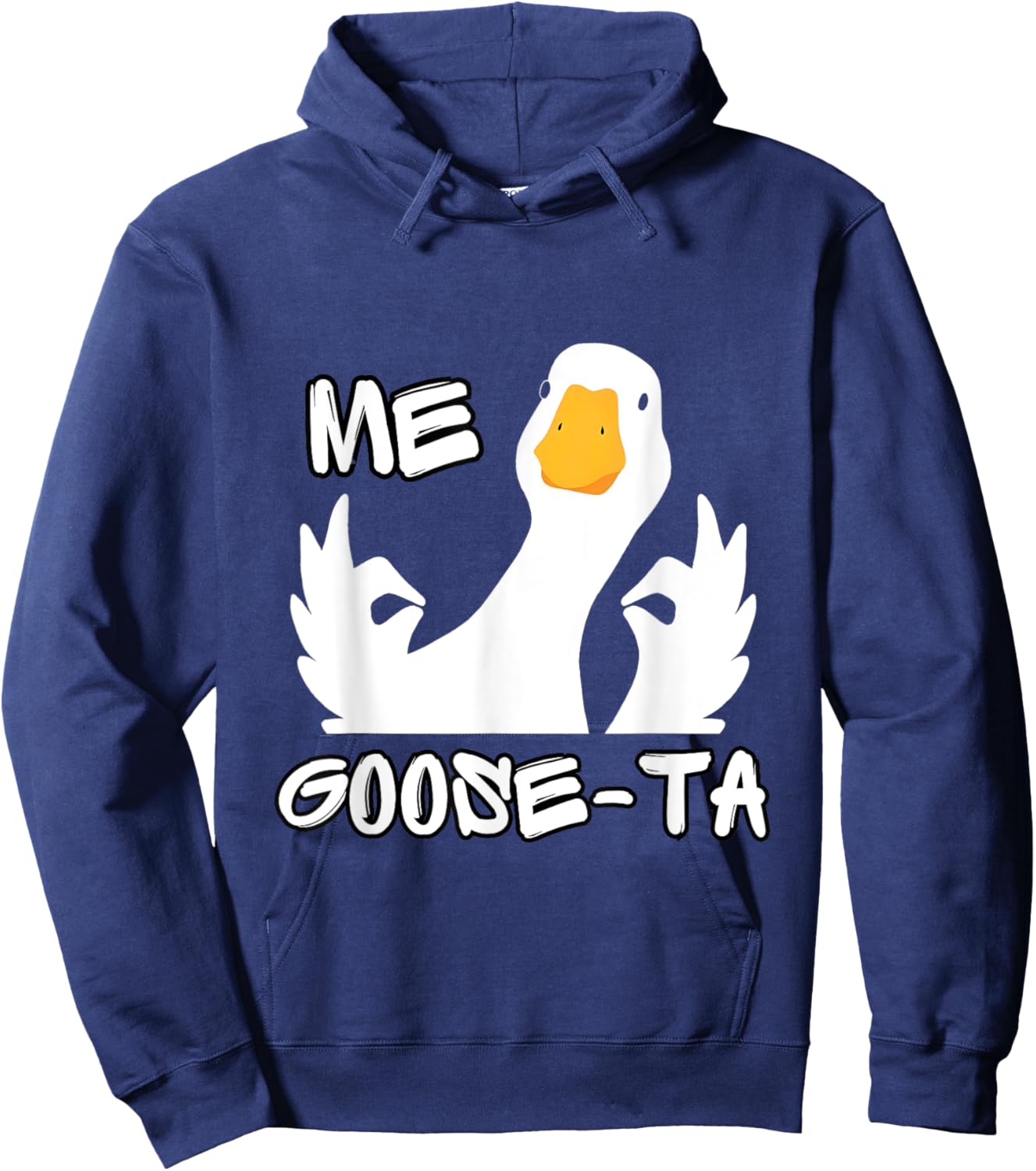 Me Goose Ta Mexican Funny Spanish Goose Pun Hoodie - Hoodie | Navy