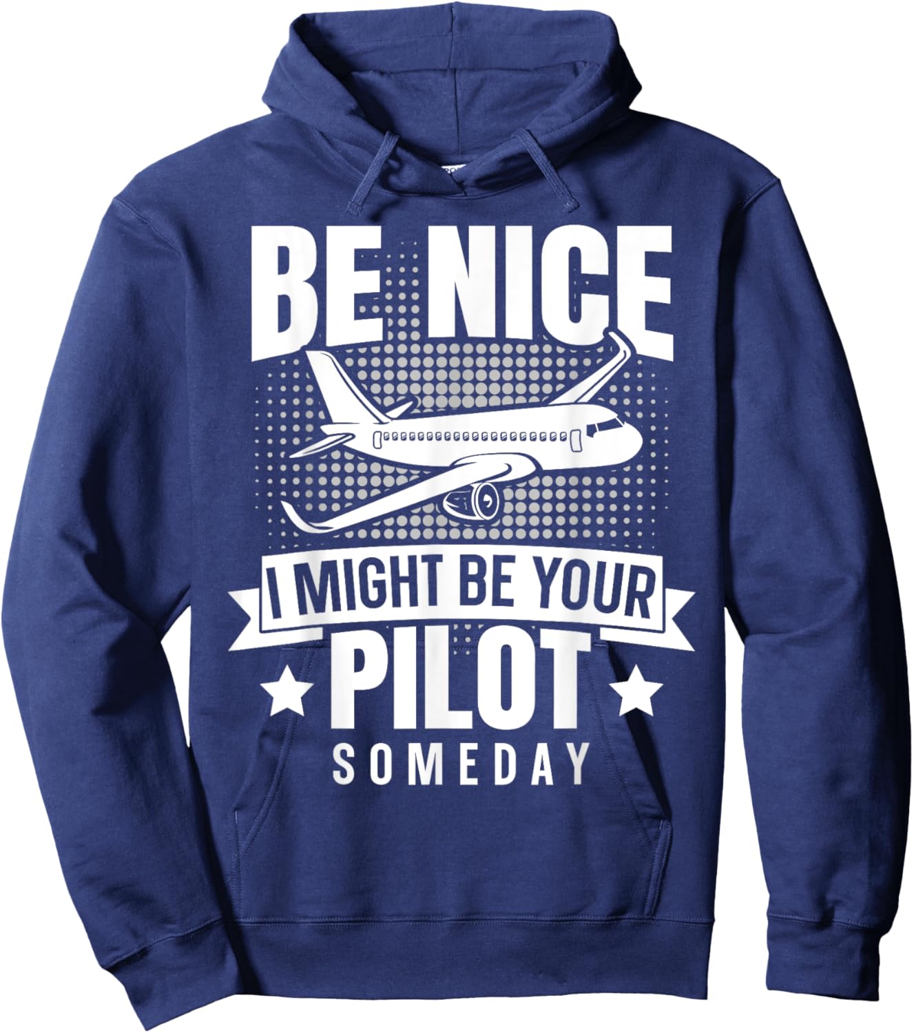 Funny Pilot Design Women Aviation Airplane Pilot Hoodie - Hoodie | Navy