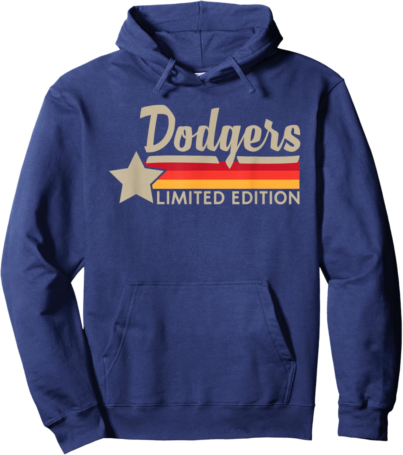 Vintage Dodgers Name Throwback Retro Men Women Hoodie - Hoodie | Navy