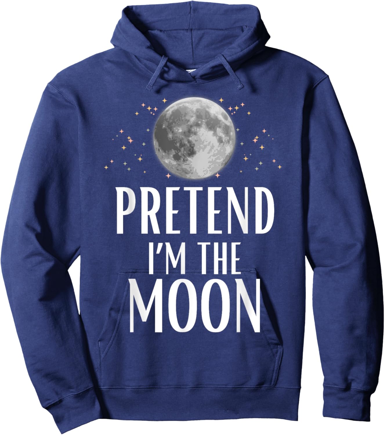 Pretend I'm The Moon Halloween Costume Matching Group Kids Hoodie - Hoodie | Navy