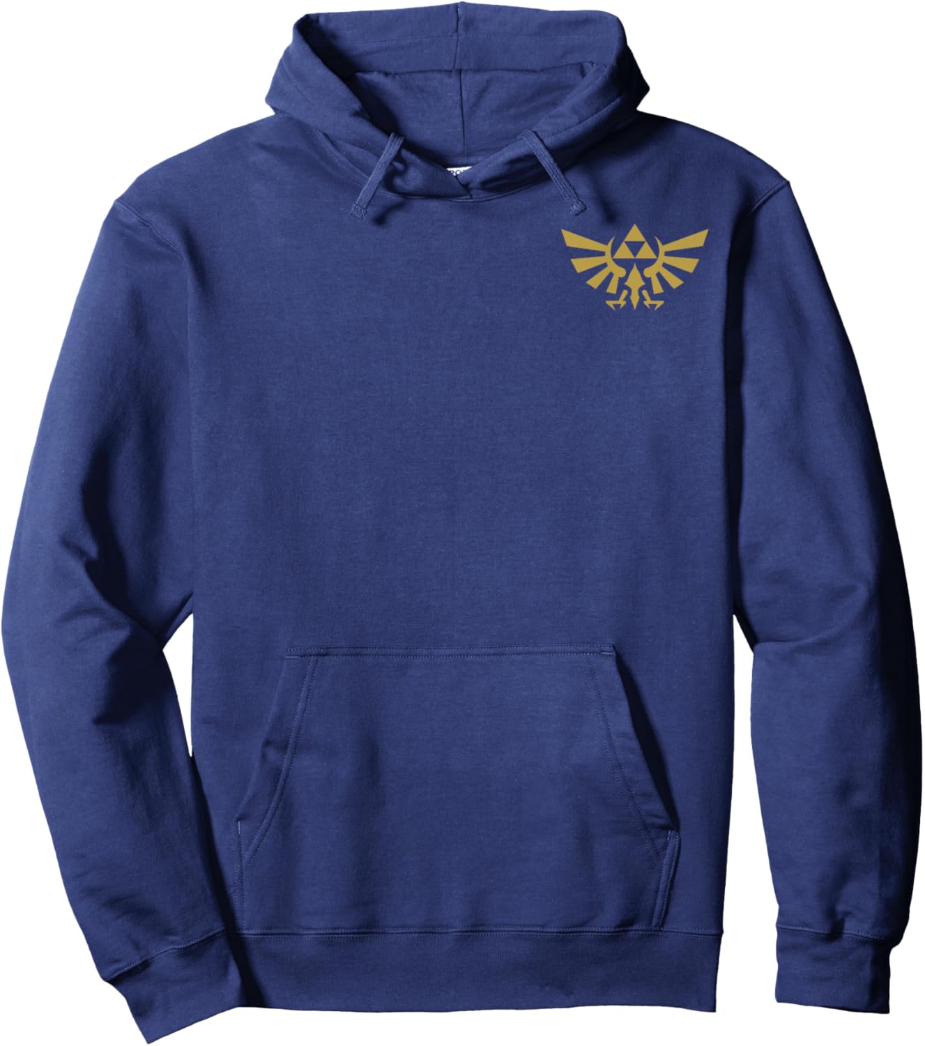 The Legend of Zelda Ocarina Of Time Gold Triforce Hoodie - Hoodie | Navy