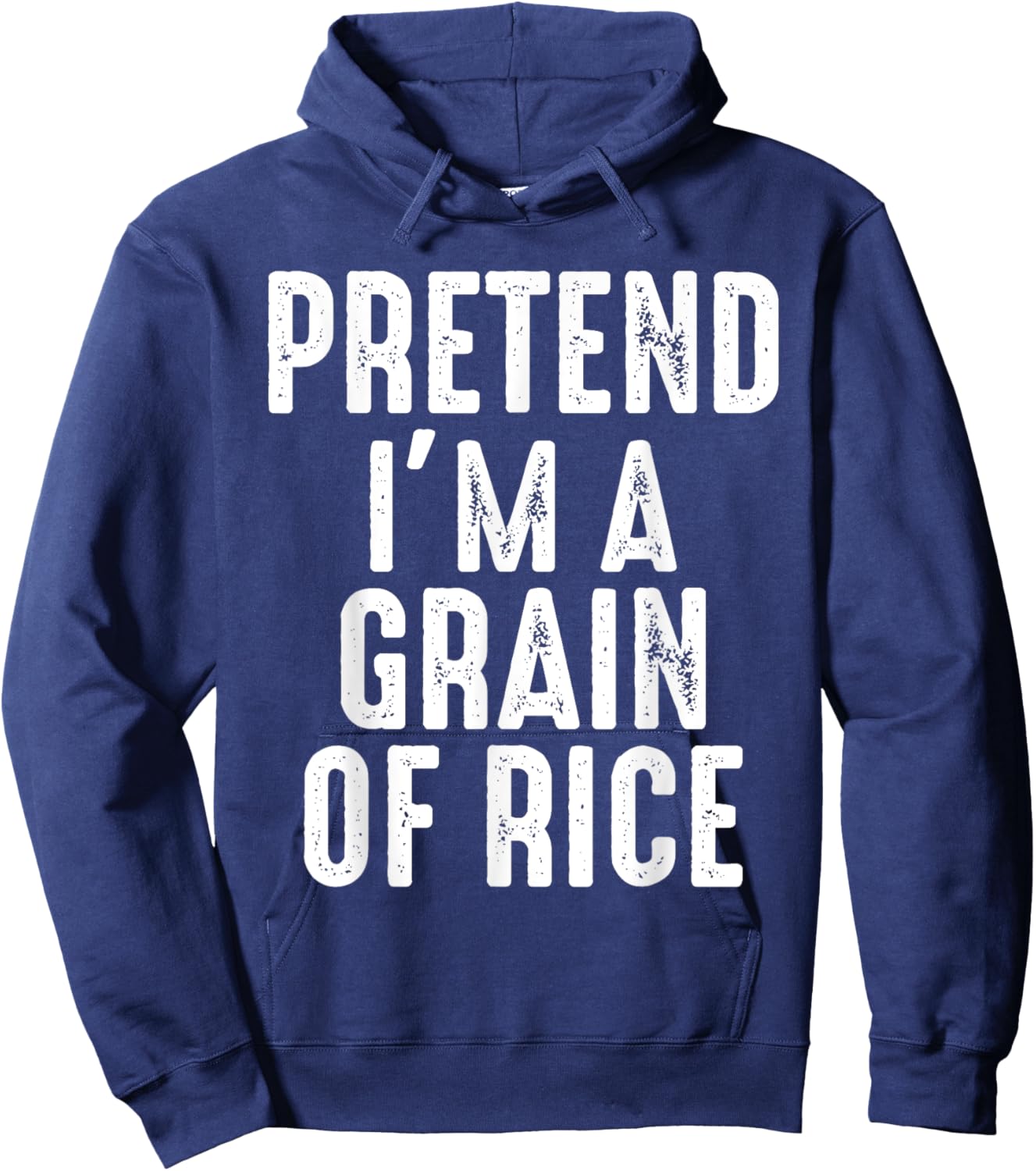 Pretend I'm A Grain Of Rice Matching Halloween Costume Hoodie - Hoodie | Navy