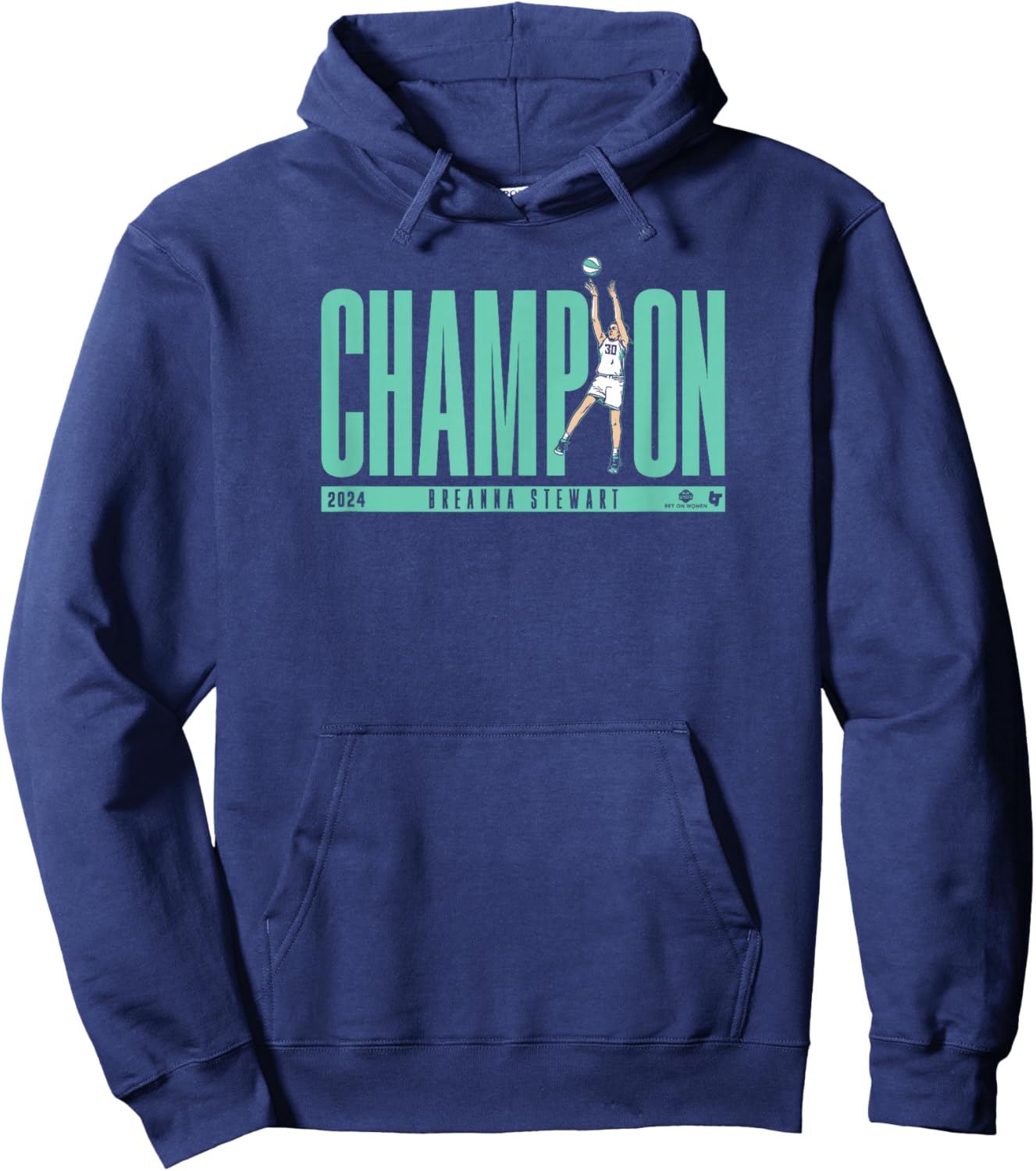 Breanna Stewart Champion - New York Basketball Hoodie - Hoodie | Navy