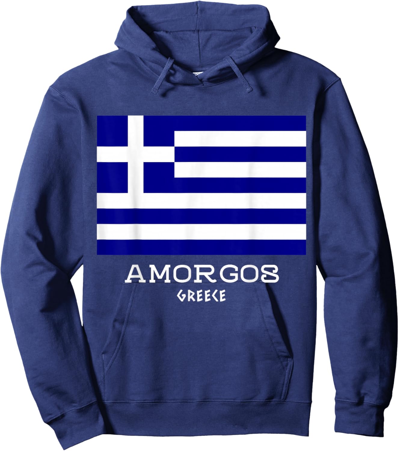 Amorgos Greece Greek Island Hellas Vacation Souvenir Proud Hoodie - Hoodie | Navy