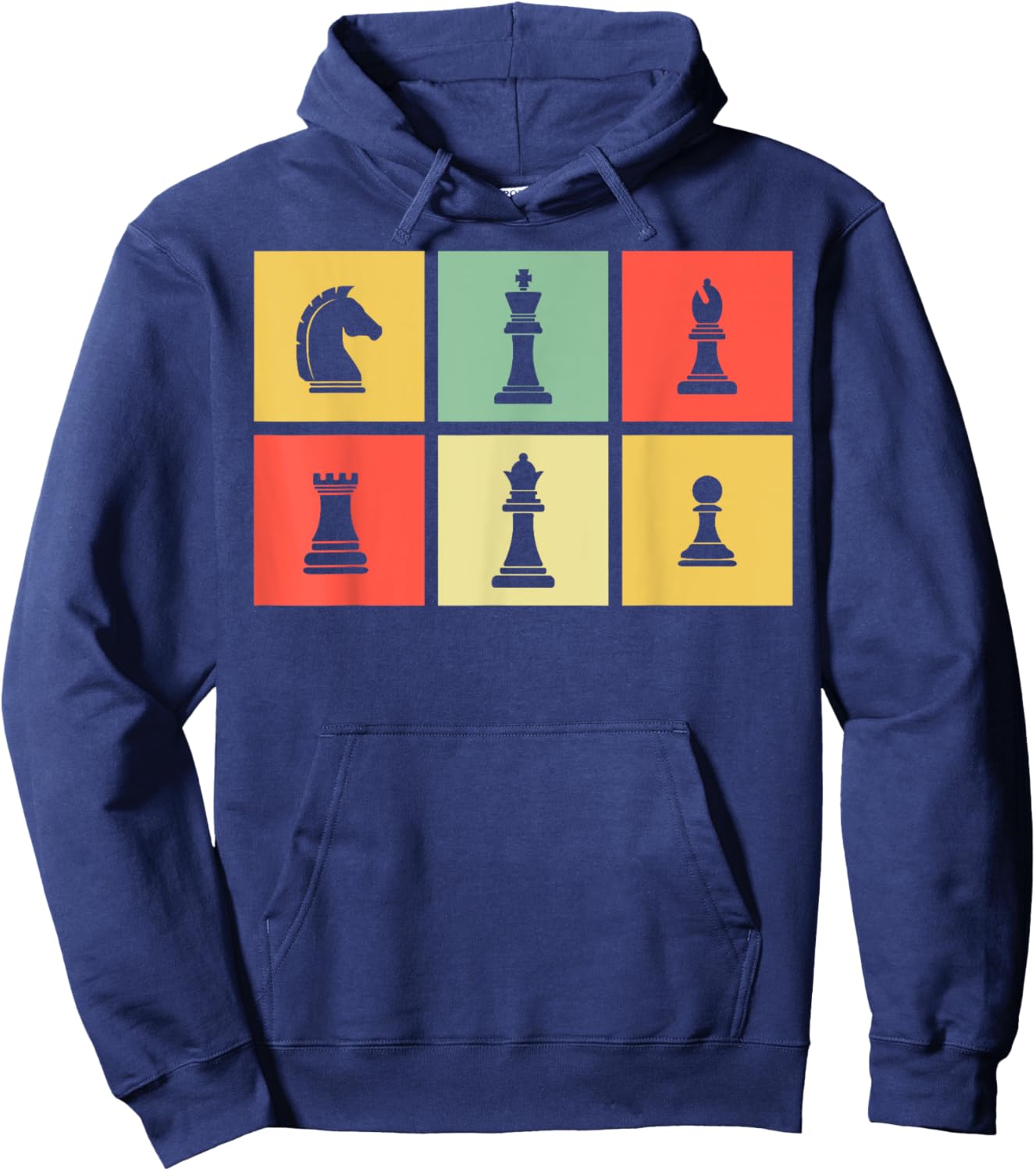 Unique Chess Themed Women Chess Player Chess Lover Hoodie - Hoodie | Navy