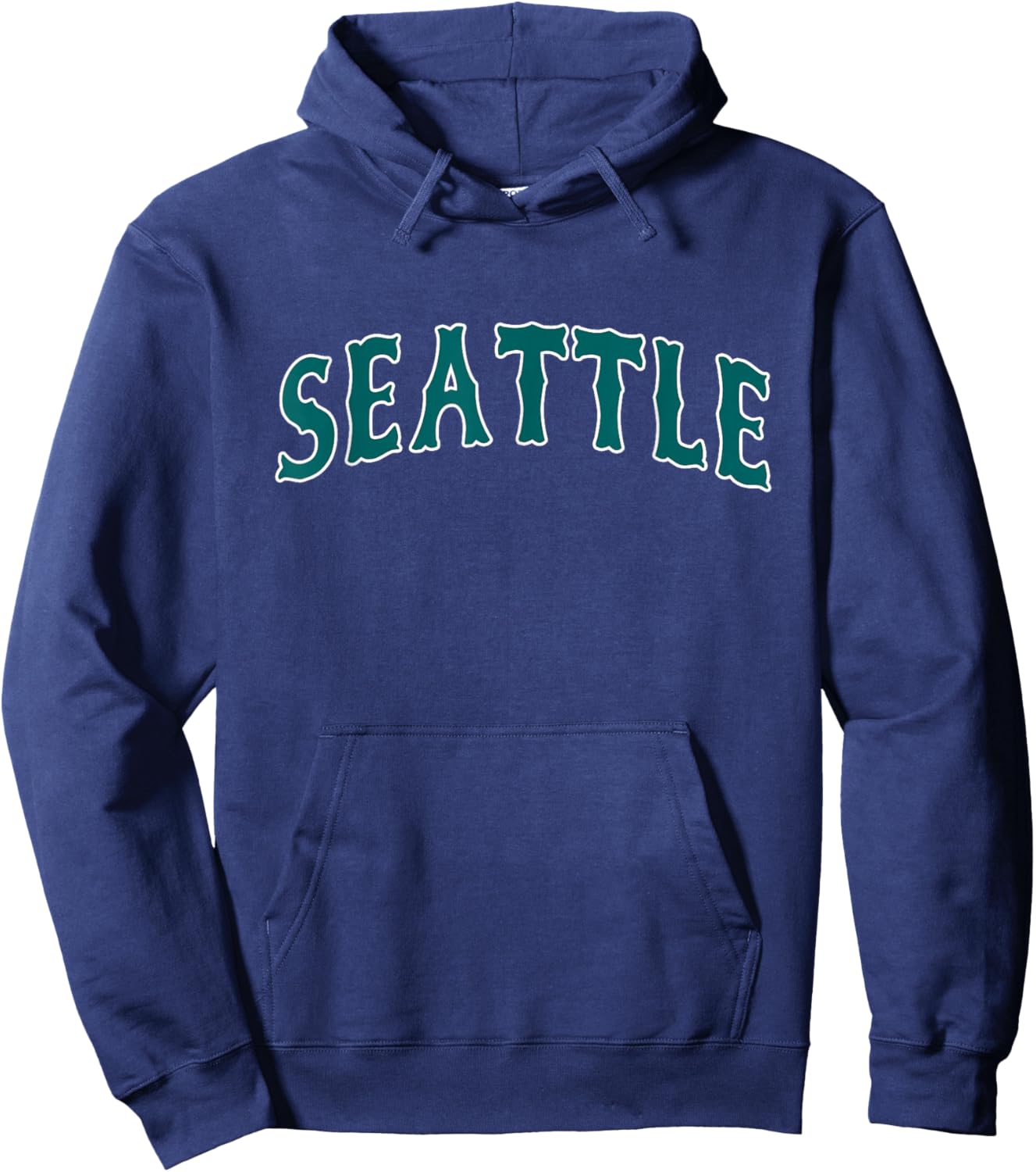 Seattle - Throwback Design - Classic Hoodie - Hoodie | Navy