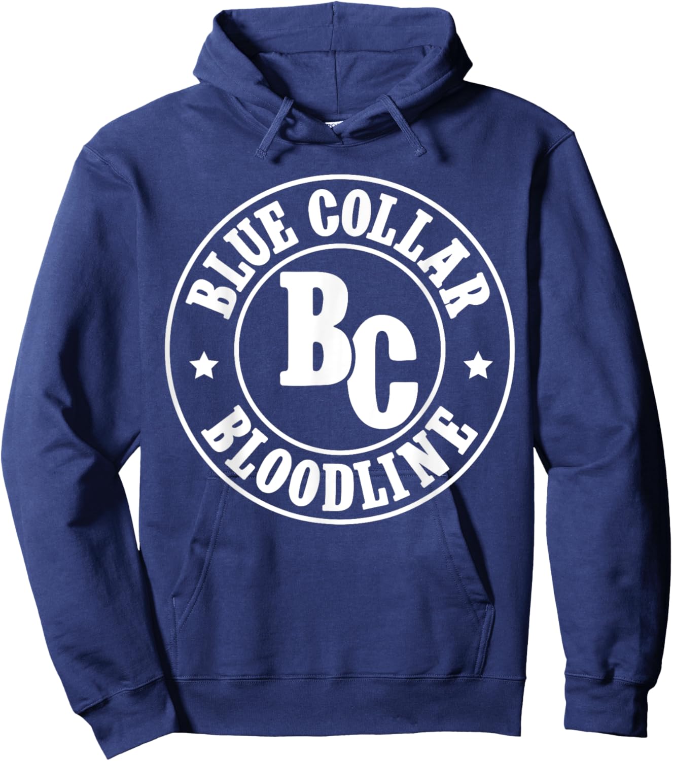 Blue Collar Bloodline Blue Collar Family Blue Collar Hoodie - Hoodie | Navy