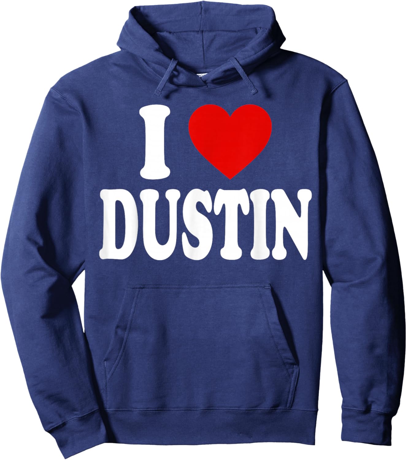 I Heart Love Dustin Hoodie - Hoodie | Navy