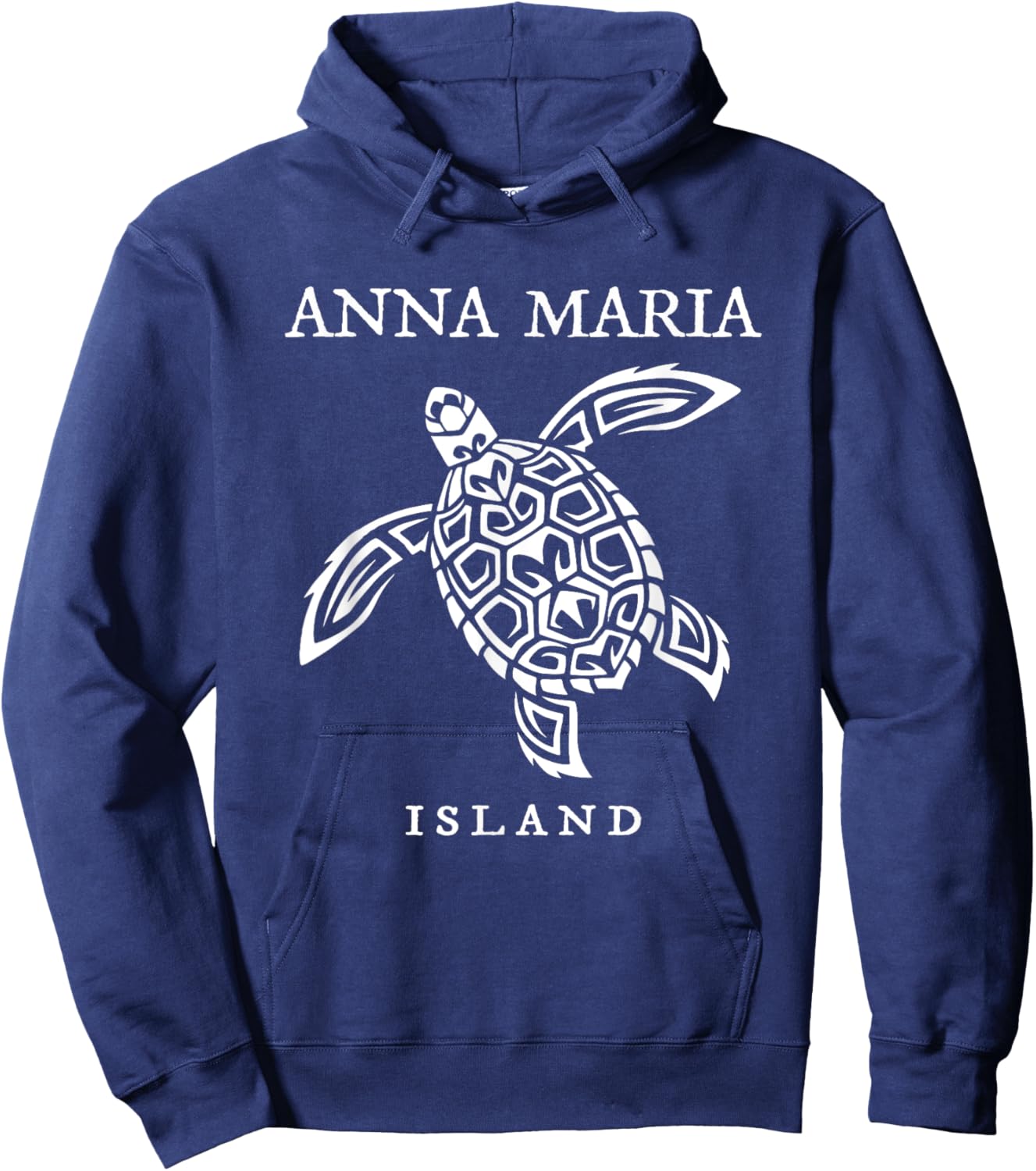 Anna Maria Island Florida Sea Turtle Vacation Souvenir Hoodie - Hoodie | Navy