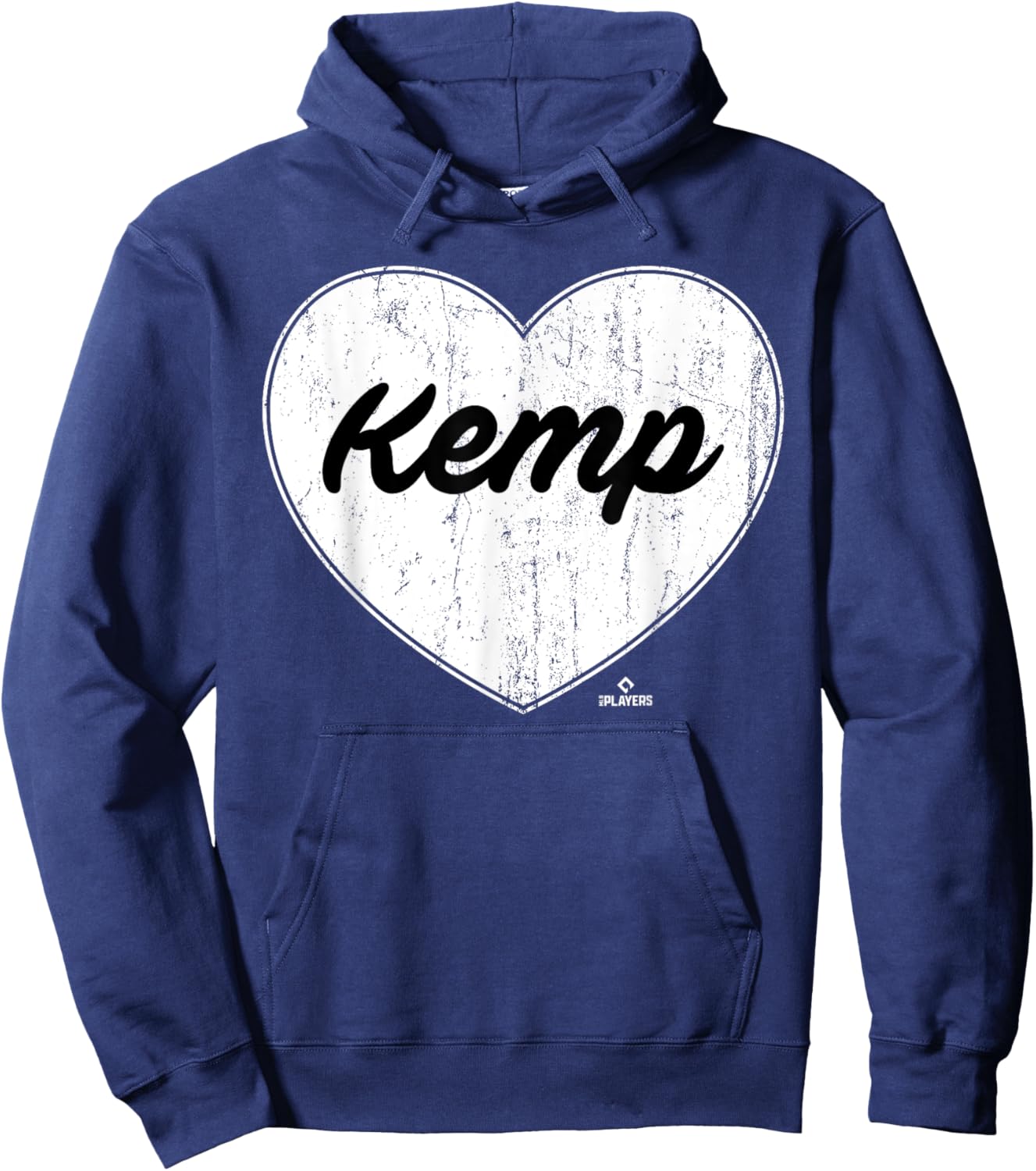 Distressed Heart Otto Kemp Prospect Baseball Fan Gear Hoodie - Hoodie | Navy