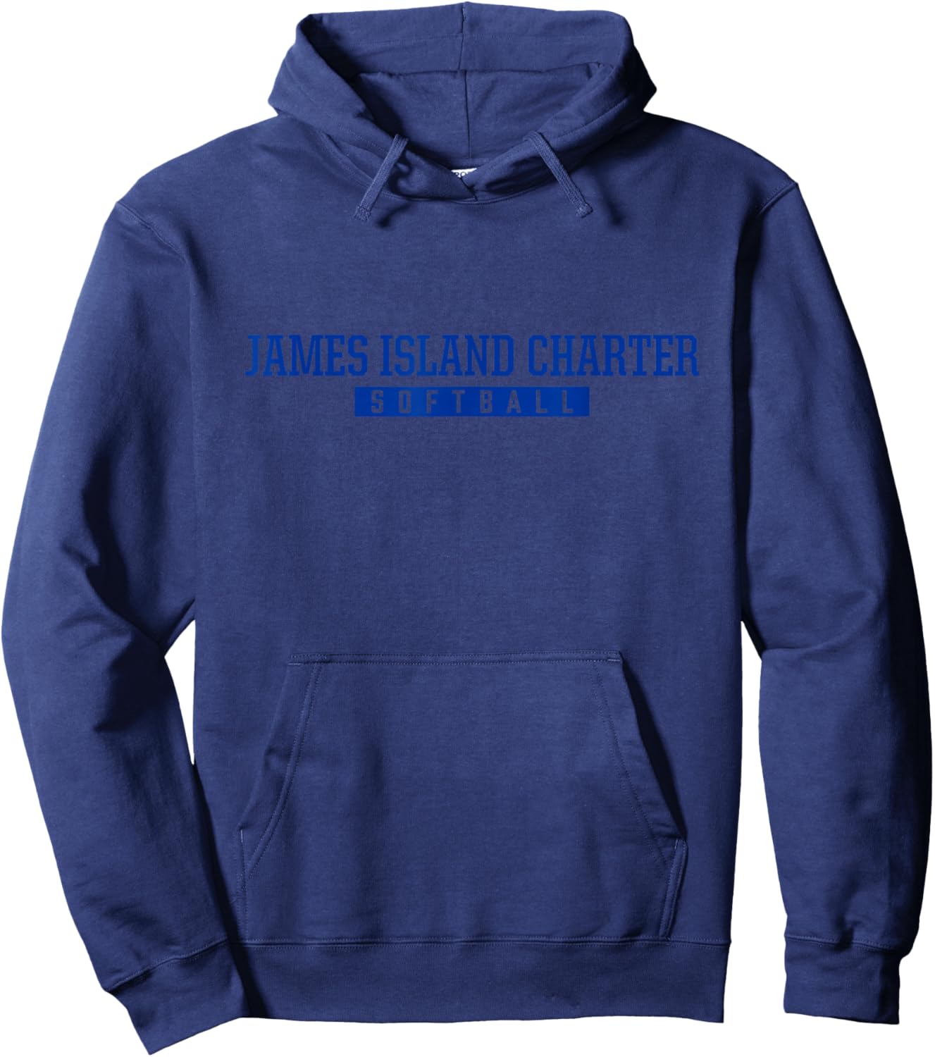 James Island Charter High School Softball Hoodie - Hoodie | Navy