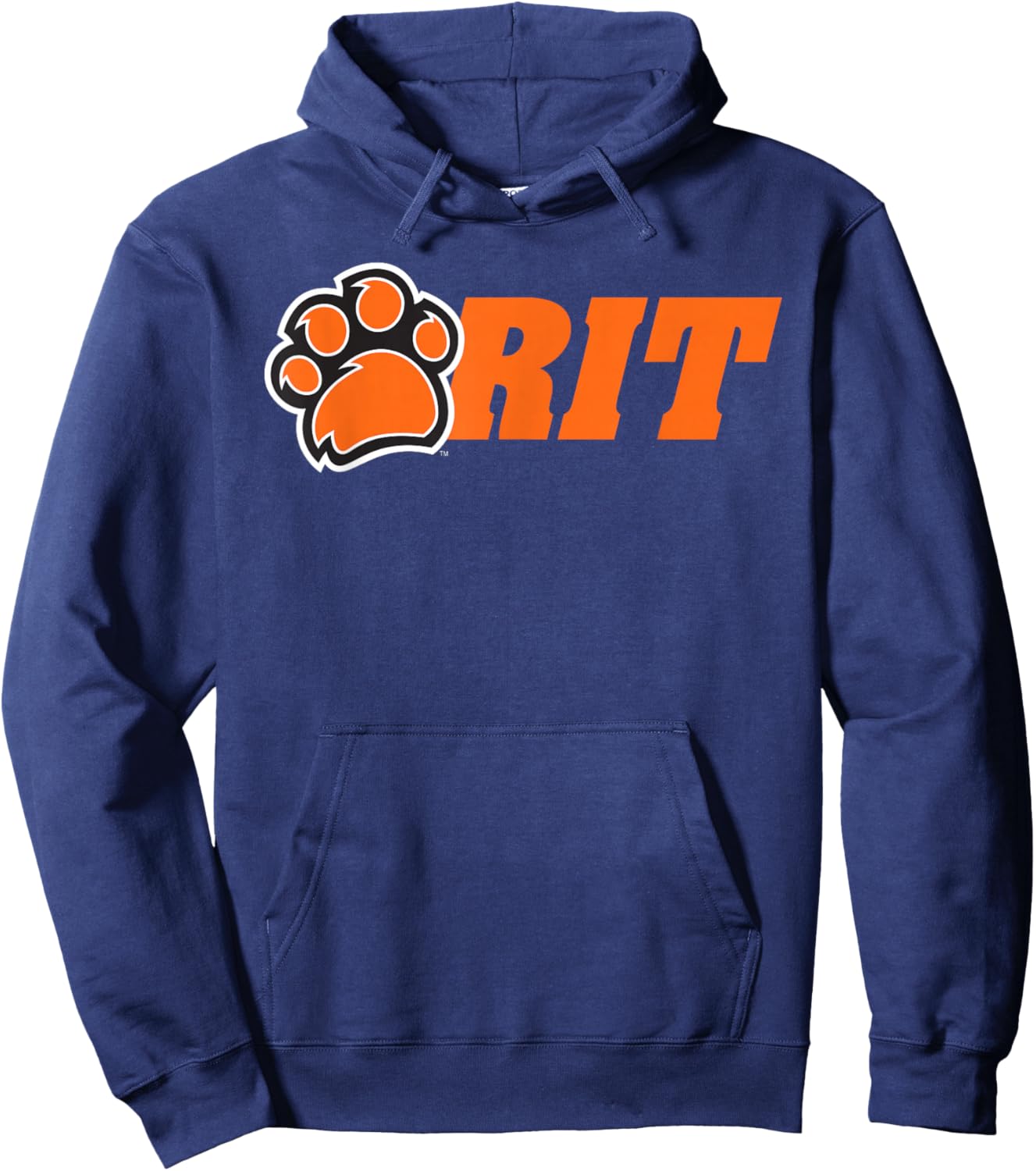 Rochester Institute of Technology -- Steve State RIT Paw Logo Hoodie - Hoodie | Navy