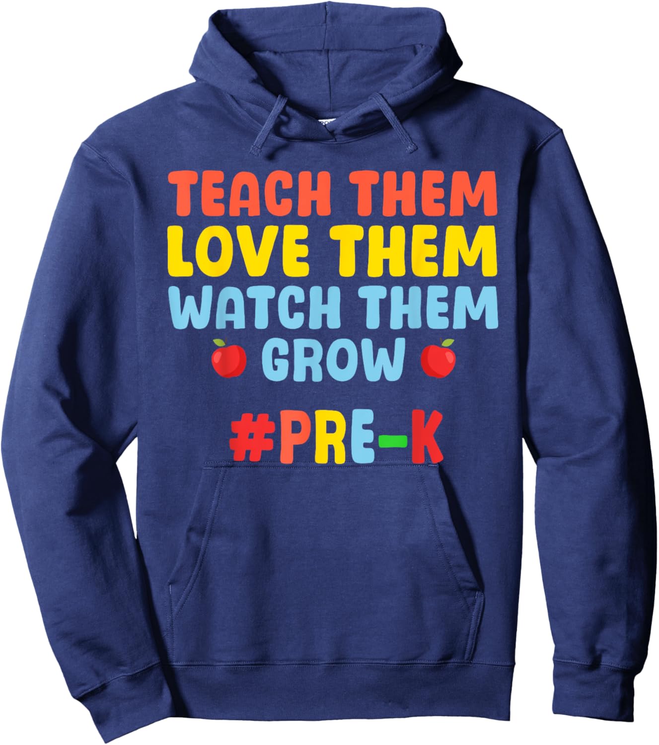 Funny Pre K Teacher Art Women Prek Preschool Teacher Hoodie - Hoodie | Navy