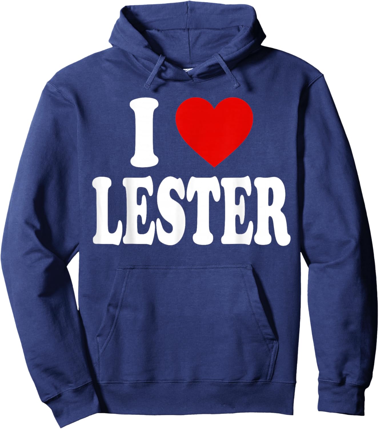 I Heart Love Lester Hoodie - Hoodie | Navy