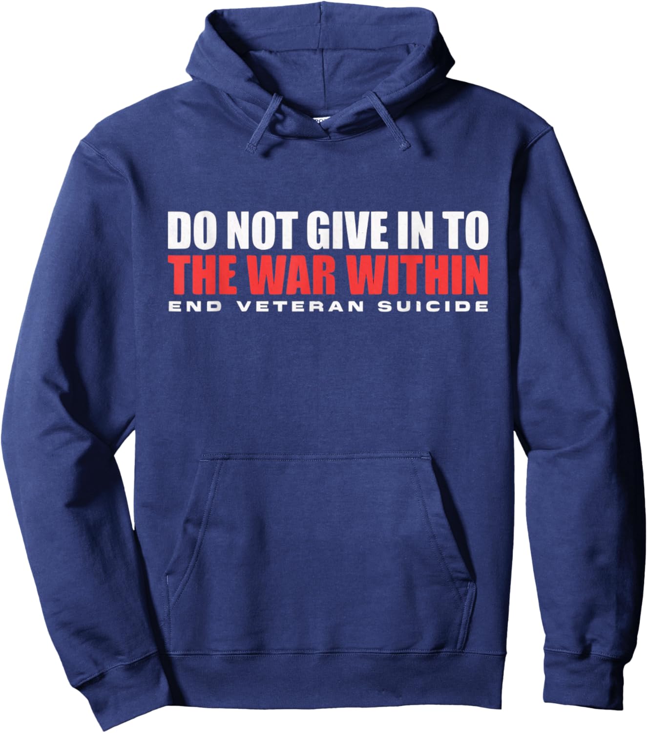Do not give in to the war within Hoodie - Hoodie | Navy