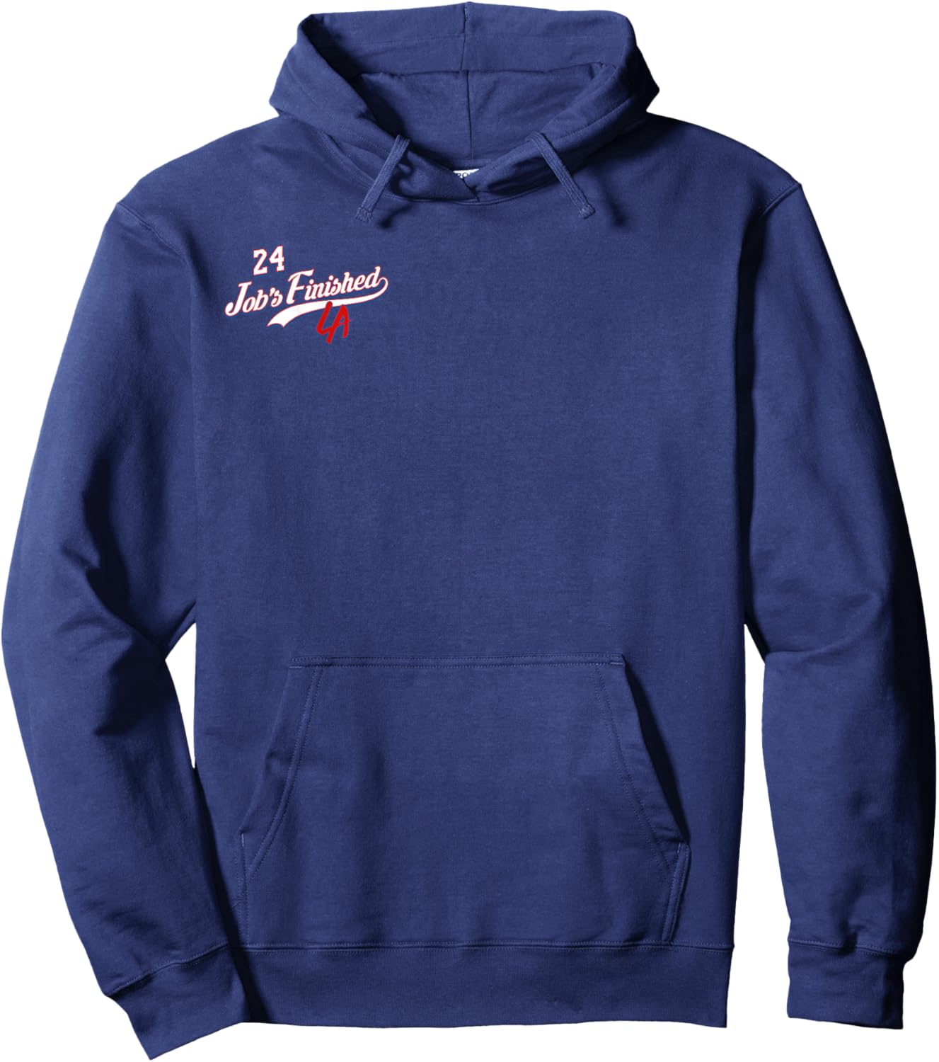 Job's Finished #24 Los Angeles LA Hoodie - Hoodie | Navy