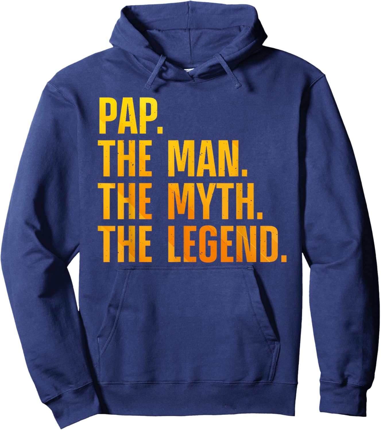 Funny Pap Design For Grandpa Grandfather From Grandkids Pap Hoodie - Hoodie | Navy