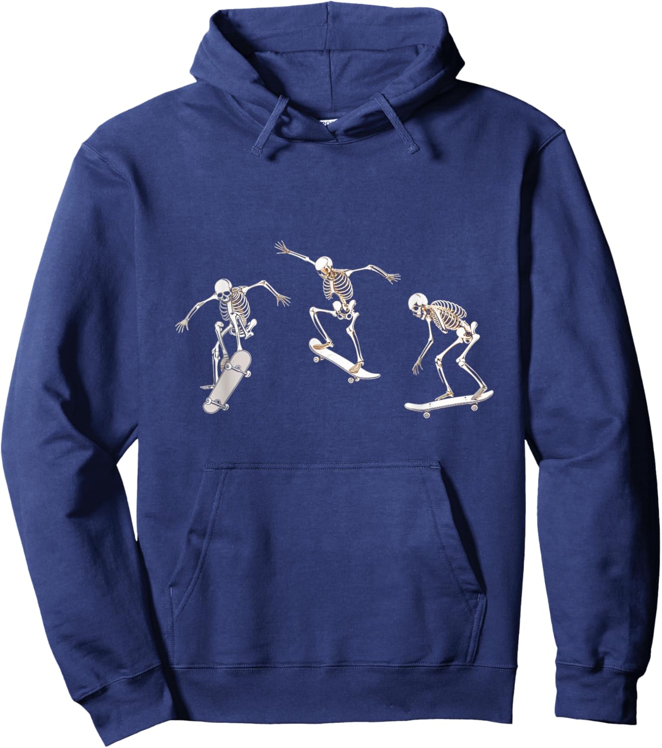 Skateboarding Skeleton Skater Bones Tricks Hoodie - Hoodie | Navy