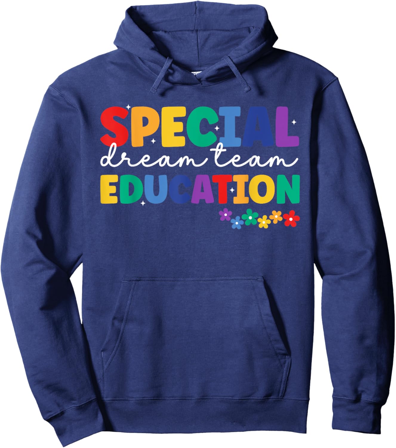 Special Education Squad Retro Dream Team SPED Teacher Hoodie - Hoodie | Navy