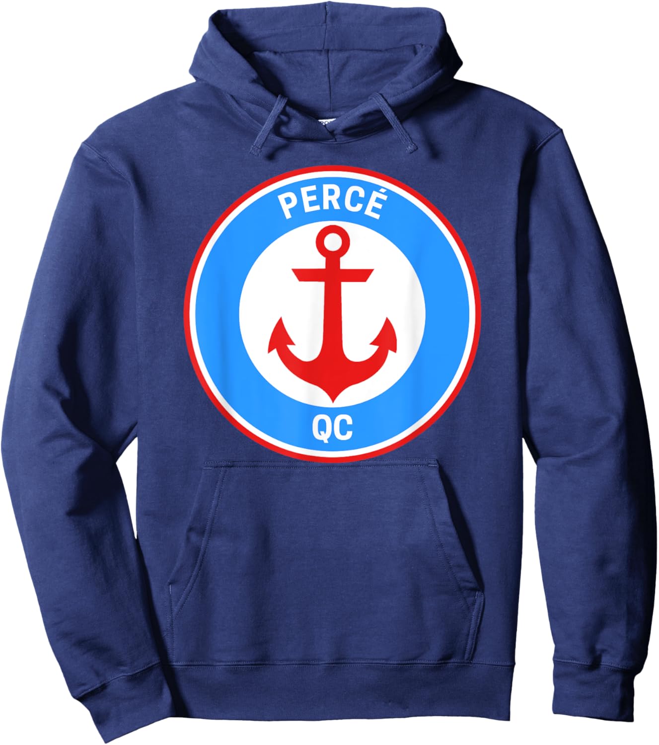 Vintage Perce Quebec Hoodie - Hoodie | Navy