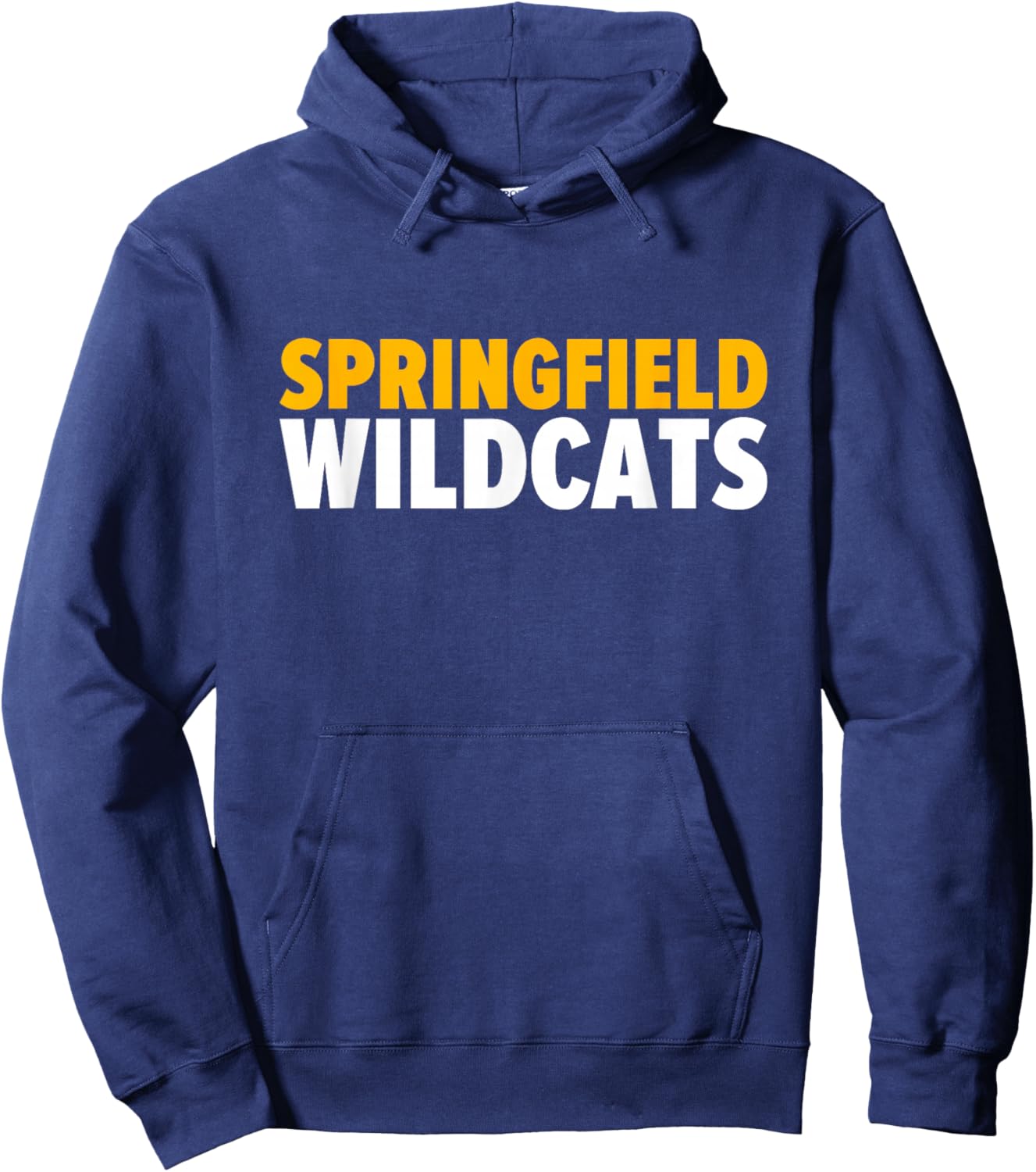 Springfield Wildcats Bold Hoodie - Hoodie | Navy