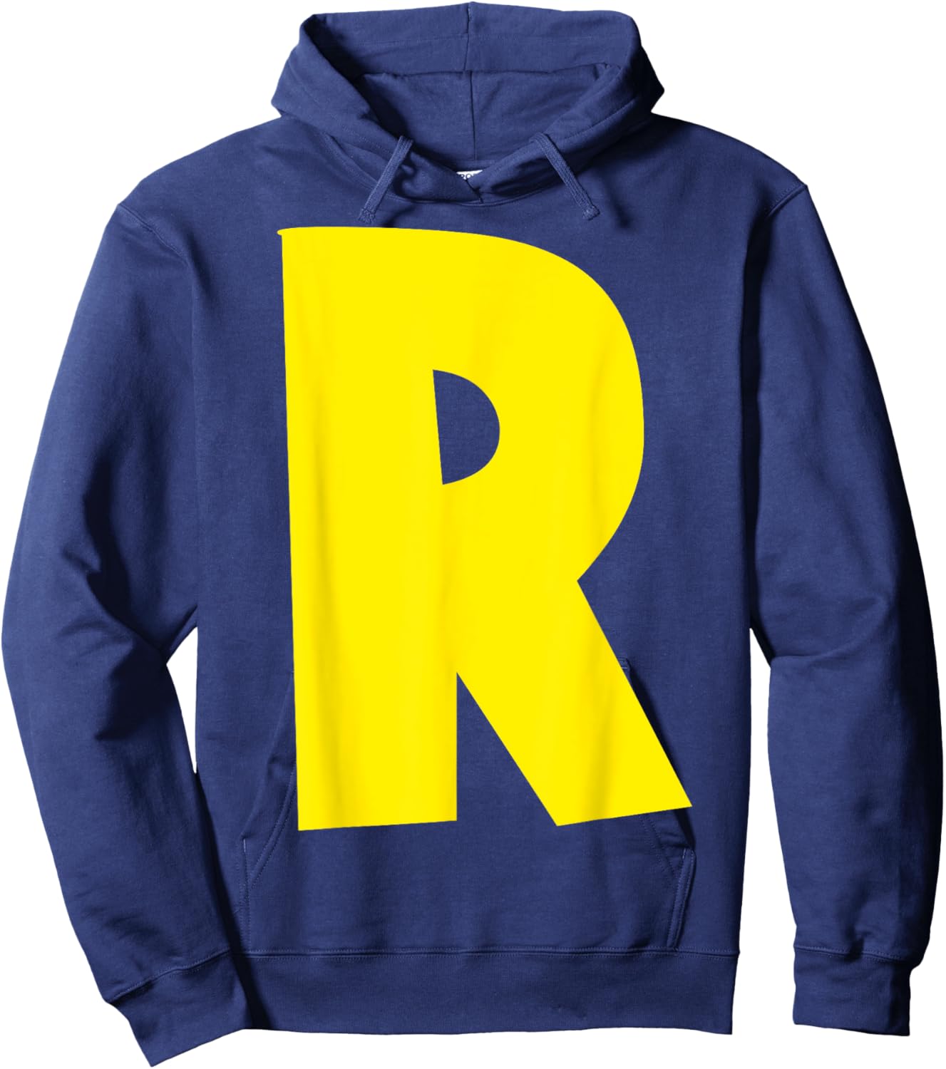 "R" Letter Chipmunk Group Matching Funny Halloween Letter R Hoodie - Hoodie | Navy