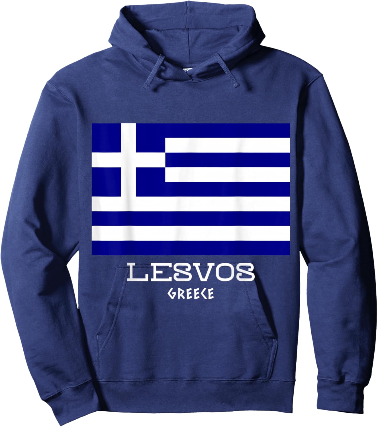 Lesvos Greece Greek Island Hellas Souvenir Mytilene Mitilini Hoodie - Hoodie | Navy