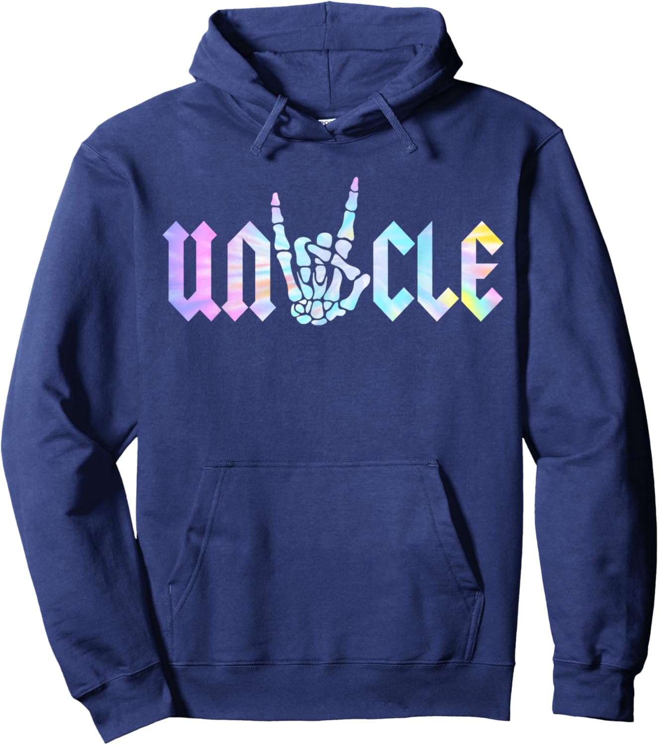 Uncle Of The Bad Two the Bone Birthday 2 Years Old Birthday Hoodie - Hoodie | Navy