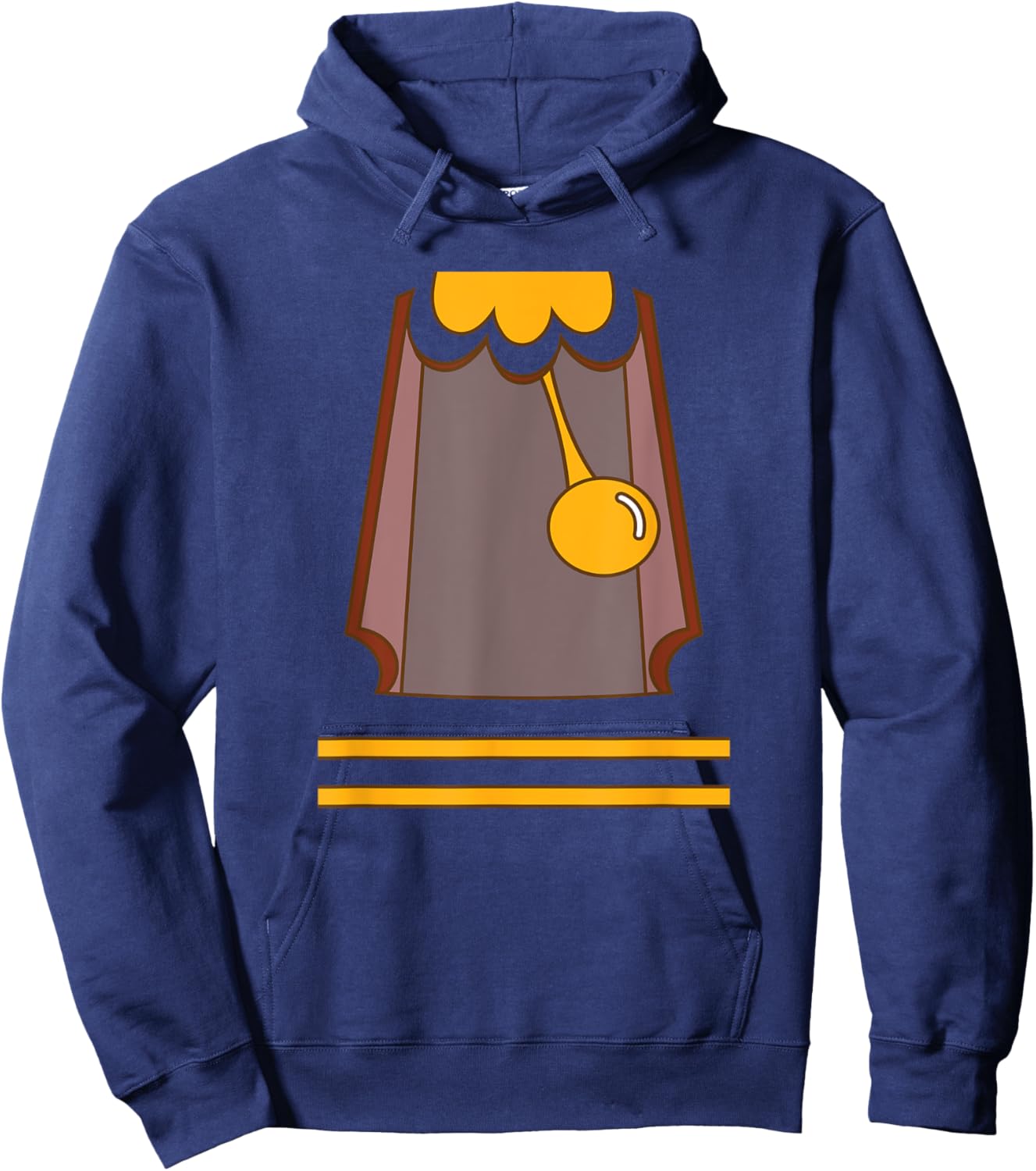 Pendulum Clock Cogsworth Easy Costume Hoodie - Hoodie | Navy