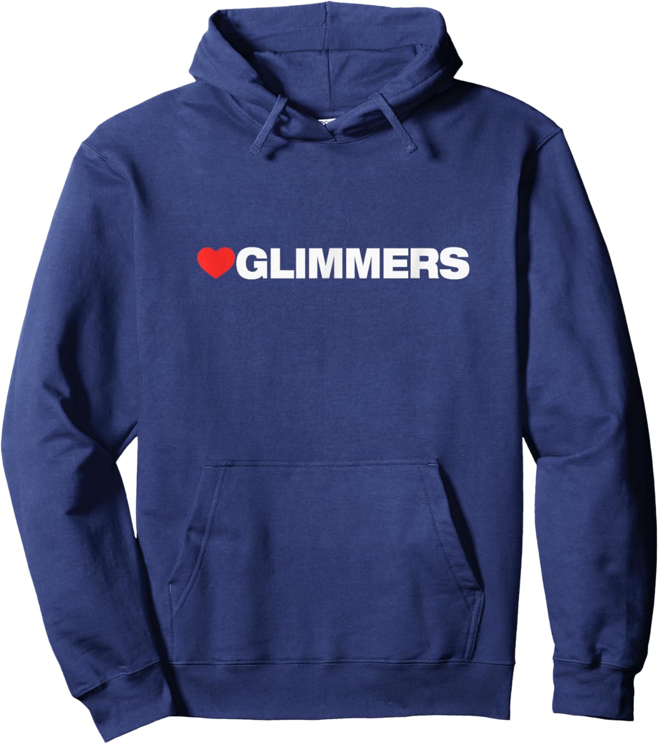 Love GLIMMERS. Designed for Everyone Who Loves Glimmers Hoodie - Hoodie | Navy