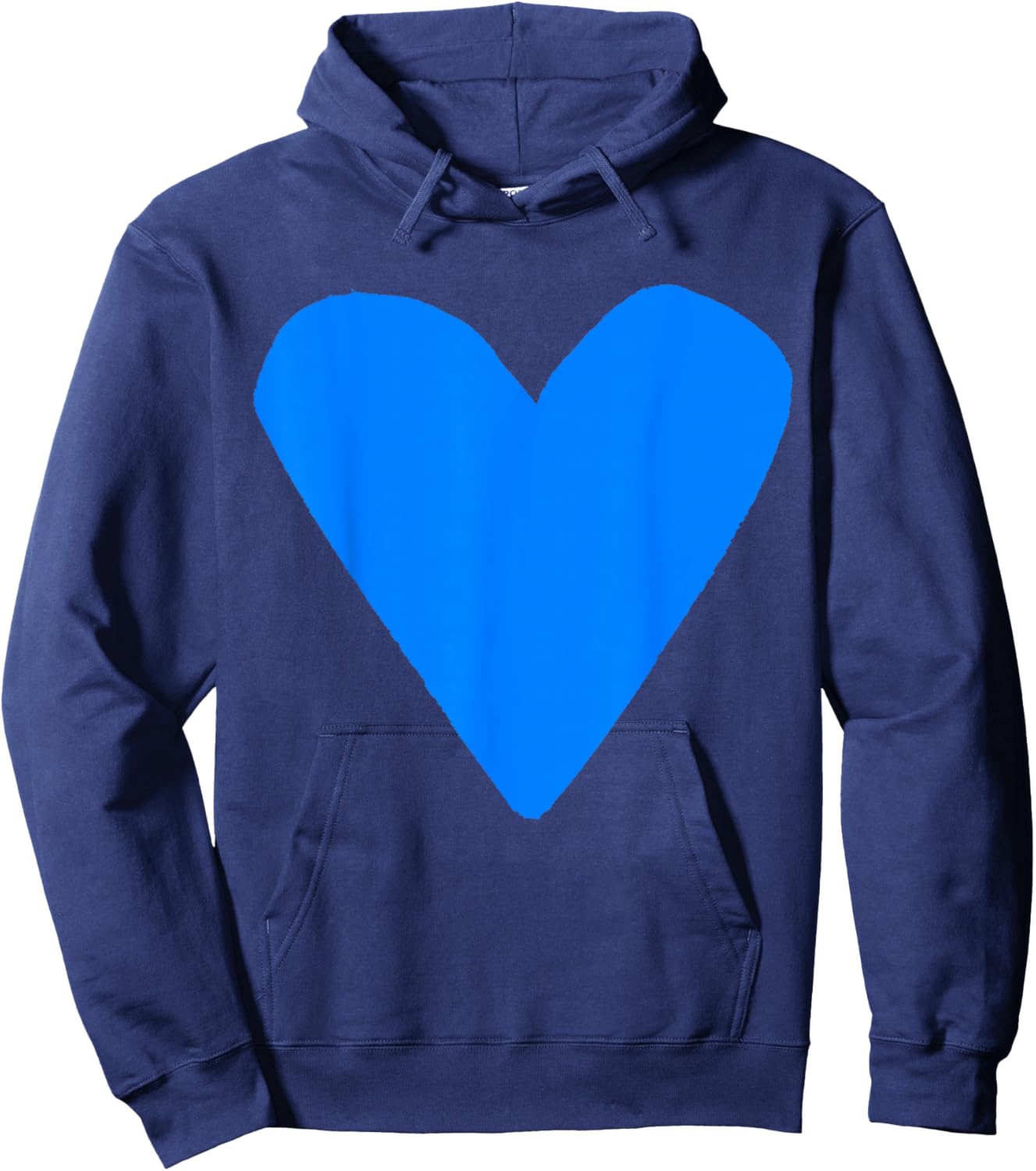 Cute Blue Heart Hoodie - Hoodie | Navy