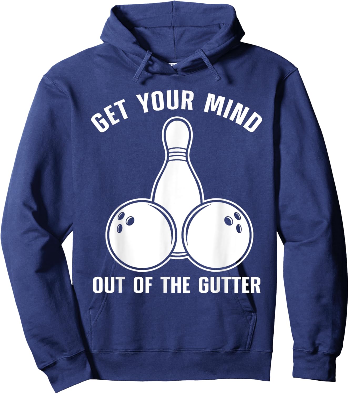 Funny Bowling Design Women Kids Bowling Lover Bowler Hoodie - Hoodie | Navy