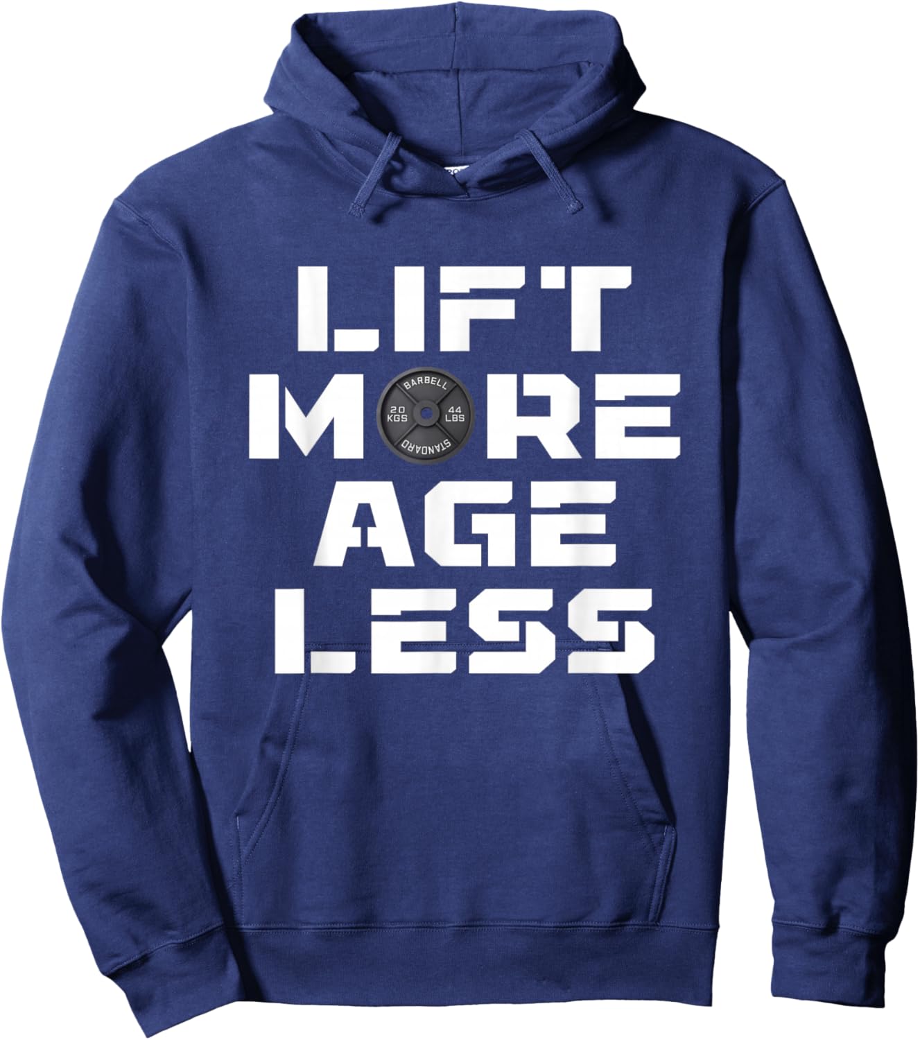 Lift More Age Less Workout Fitness Gym Lover Hoodie - Hoodie | Navy