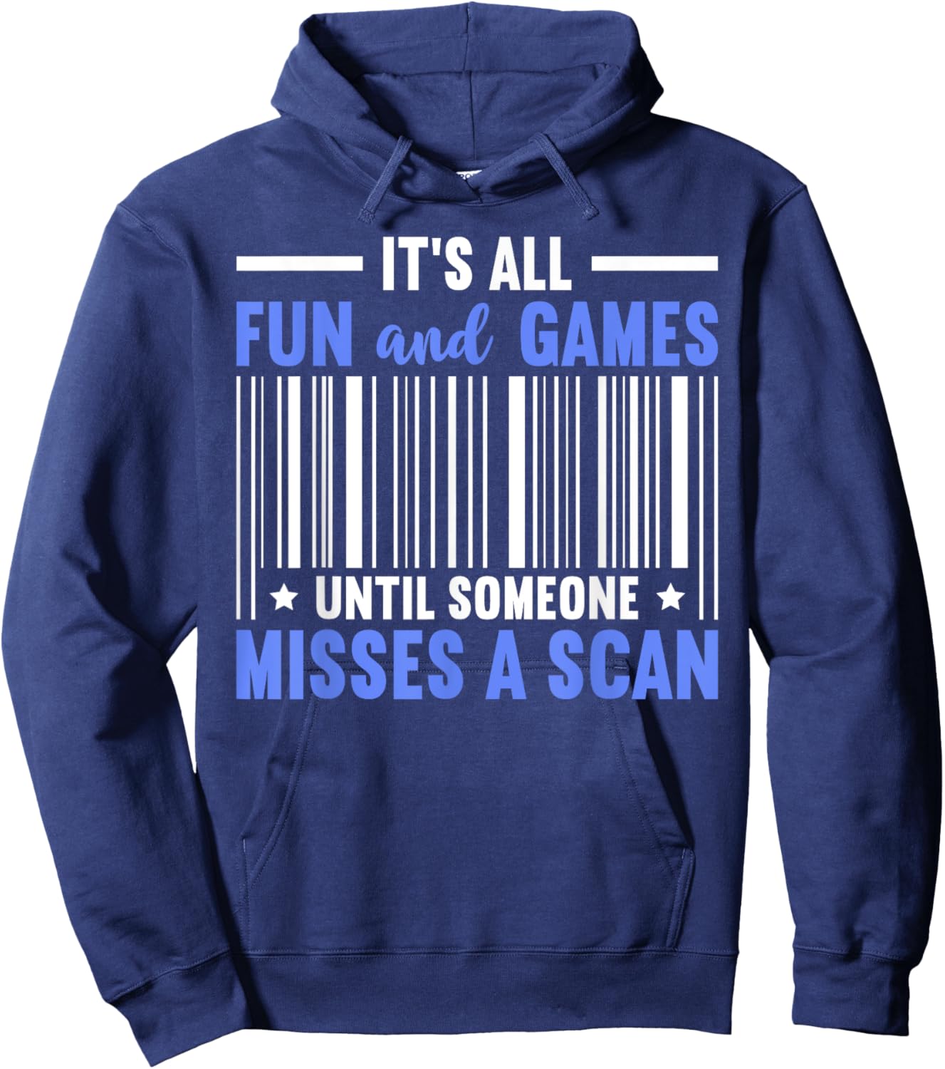 Misses A Scan Postal Worker Mailman Funny Mail Carrier Hoodie - Hoodie | Navy