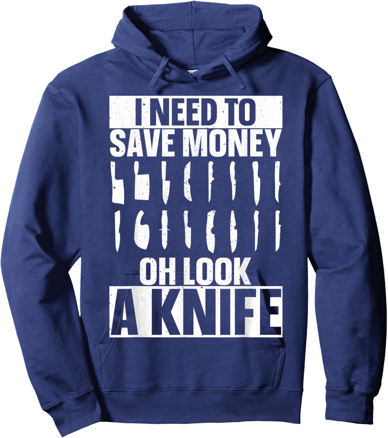 Funny Knife Collector Art Women Pocket Knife Lover Hoodie - Hoodie | Navy