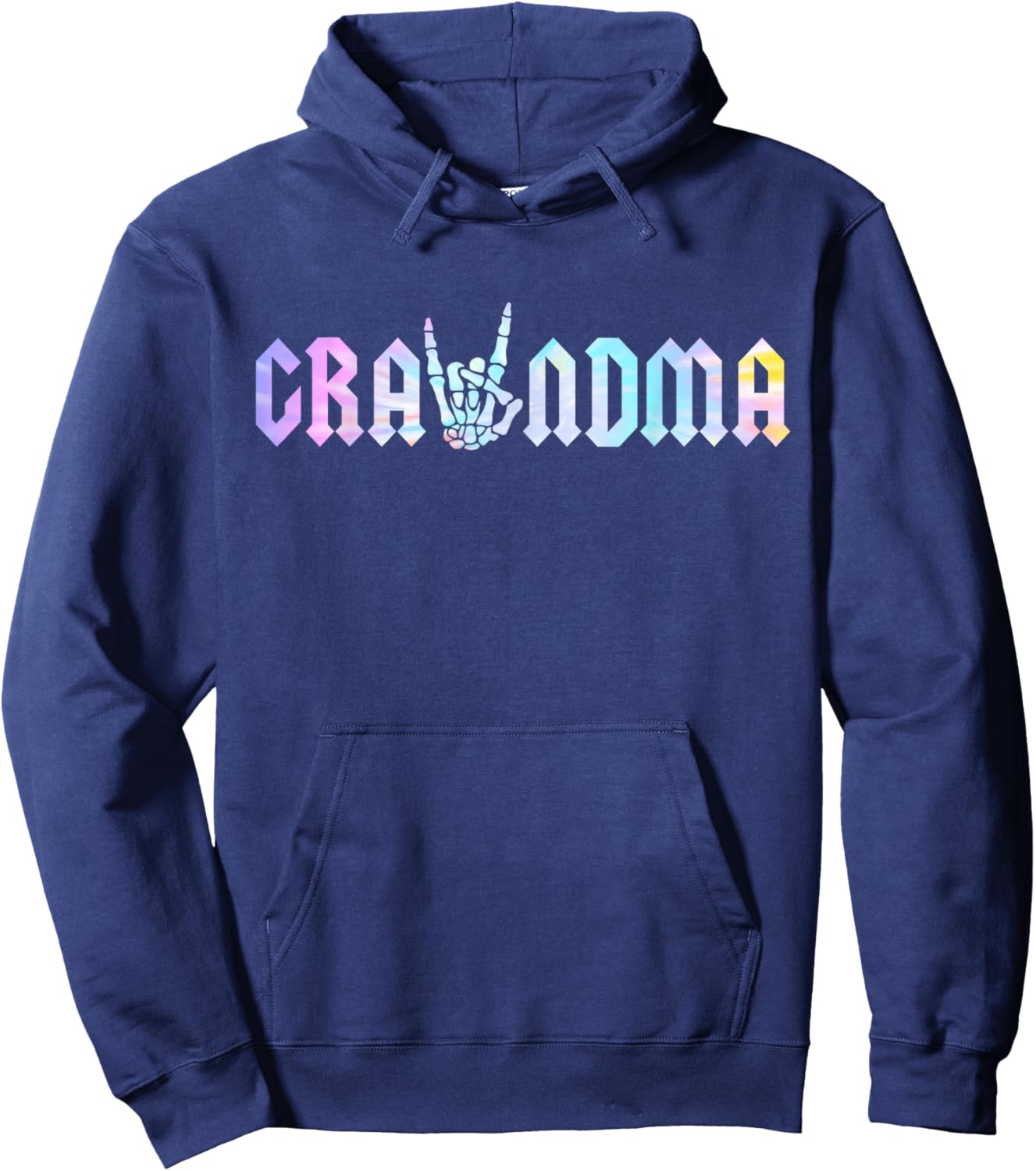 Grandma Of The Bad Two the Bone Birthday 2 Years Old Hoodie - Hoodie | Navy