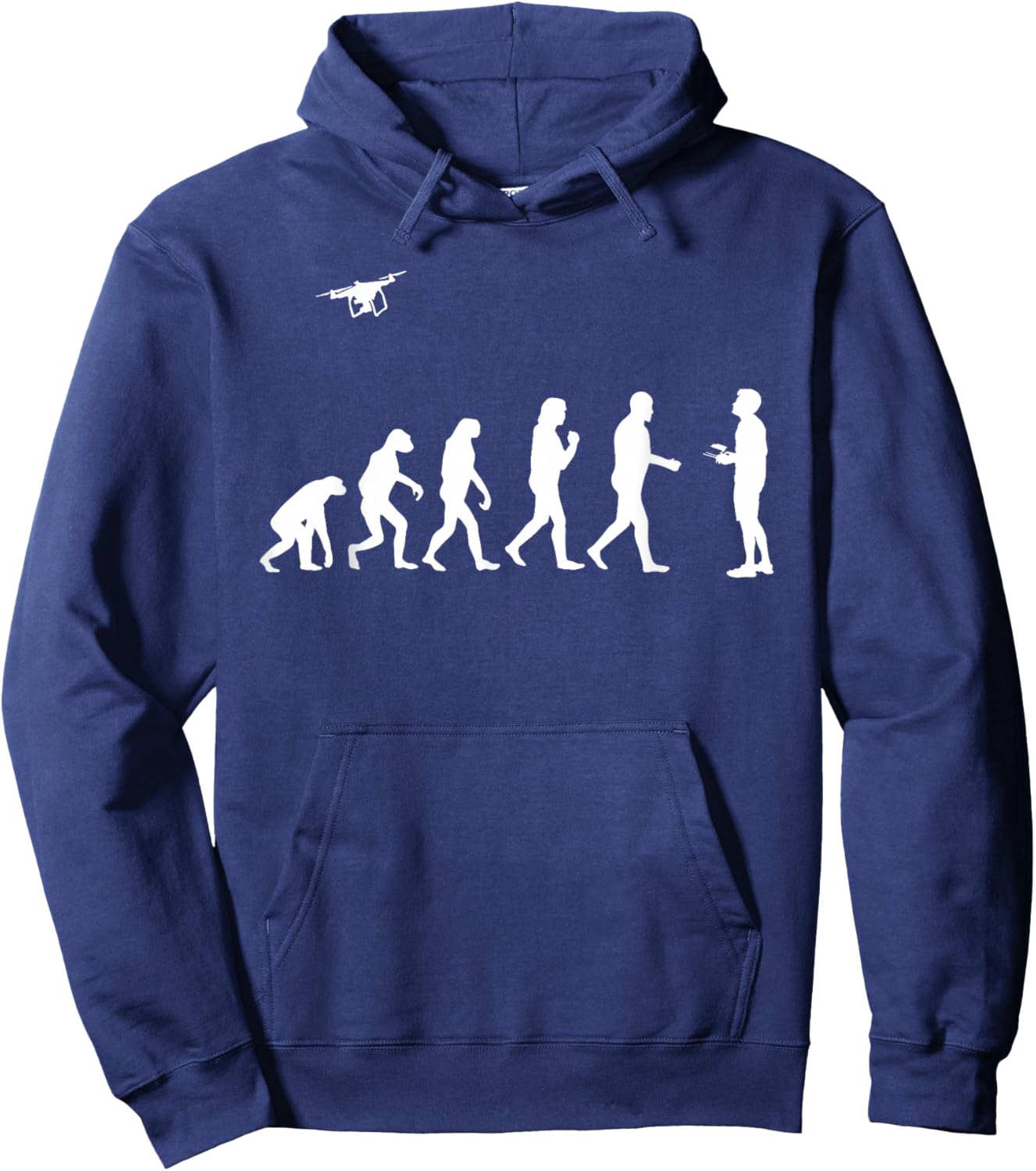 Drone Pilot Art Women Drone Enthusiast Drone Lover Hoodie - Hoodie | Navy