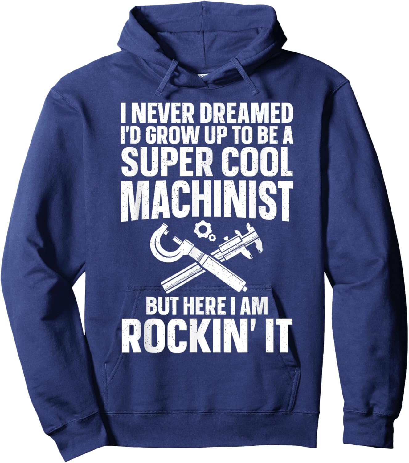 Cool Machinist Design Women Machining CNC Machinist Hoodie - Hoodie | Navy