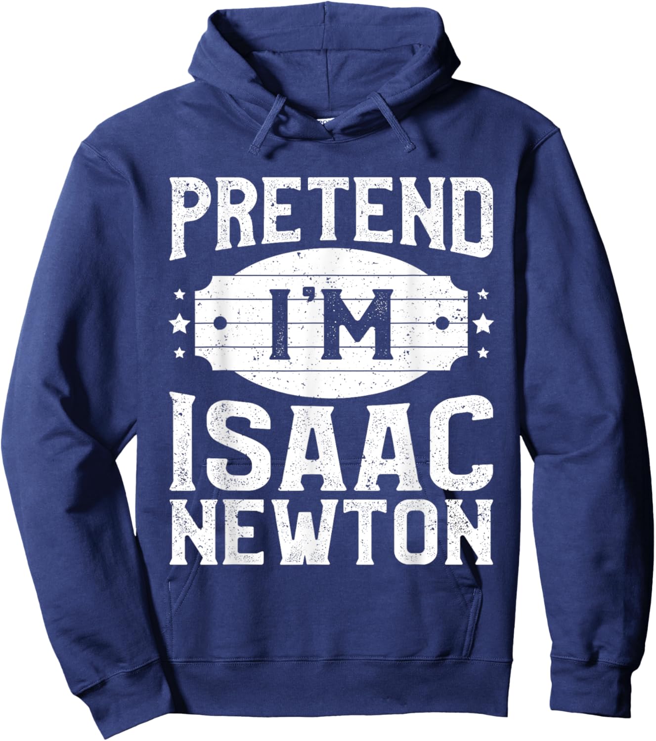 Pretend I'm Isaac Newton Matching Costume Halloween Party Hoodie - Hoodie | Navy