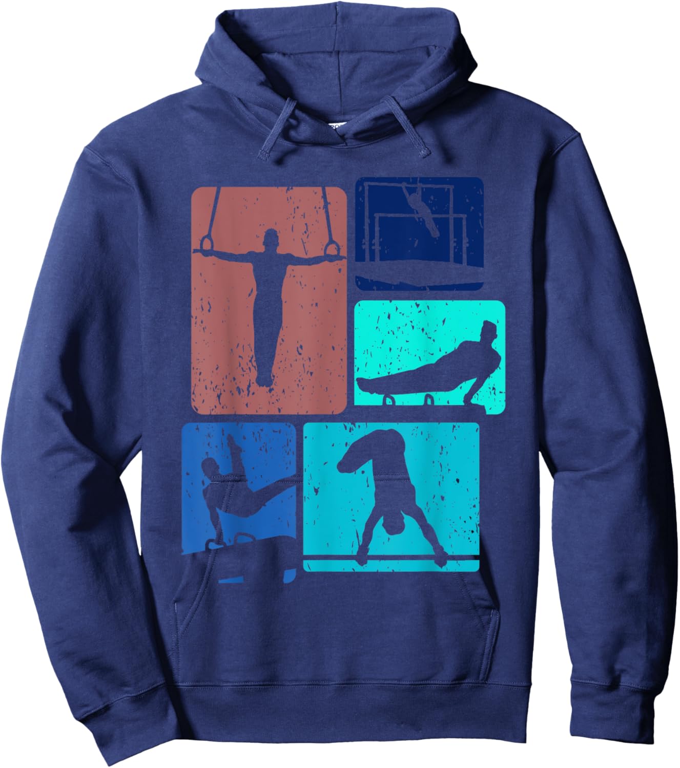 Gymnastics Acrobatic Moves Enthusiasts Outfit Cute Gymnast Hoodie - Hoodie | Navy