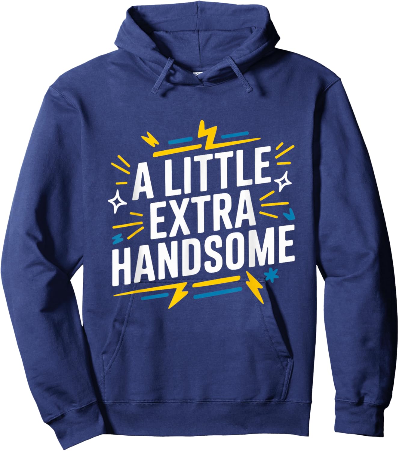 A Little Extra Handsome, Down Syndrome Awareness Day Hoodie - Hoodie | Navy