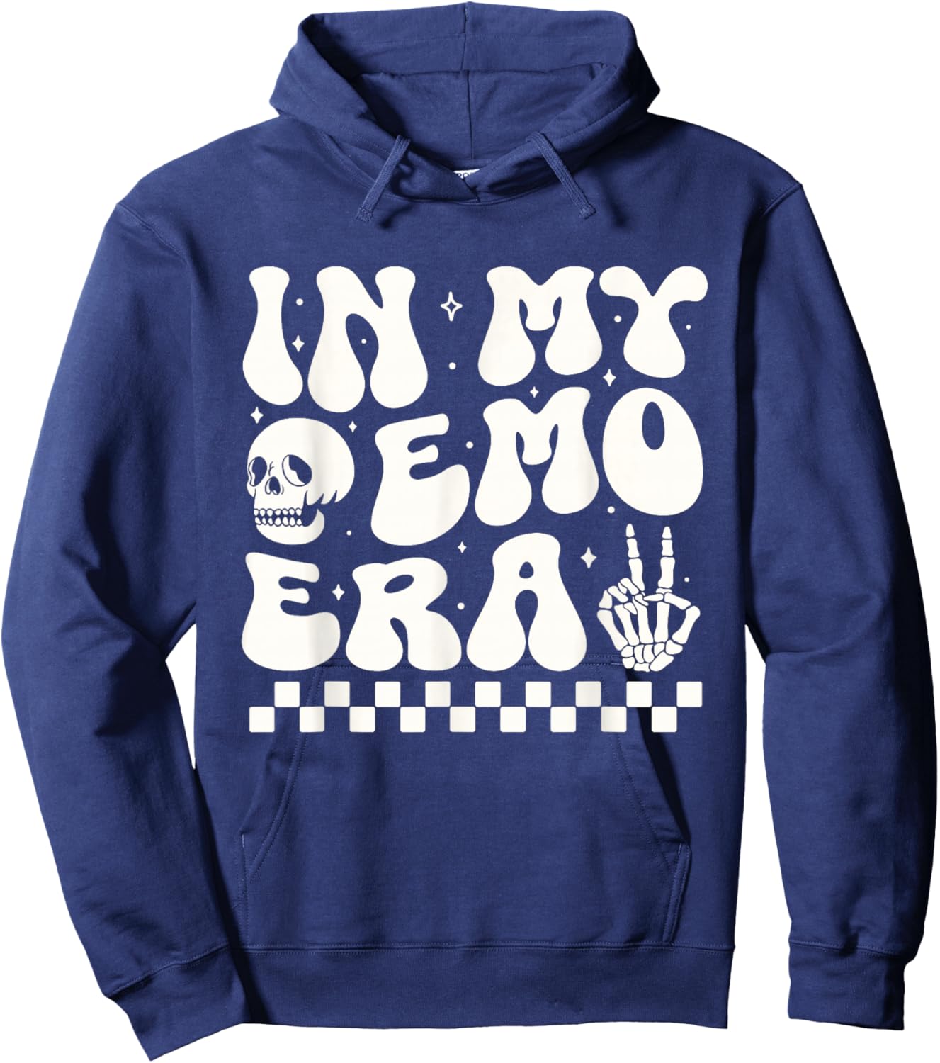 In My Emo Era Funny 90s Kids 90s Babies Millennials gifts Hoodie - Hoodie | Navy