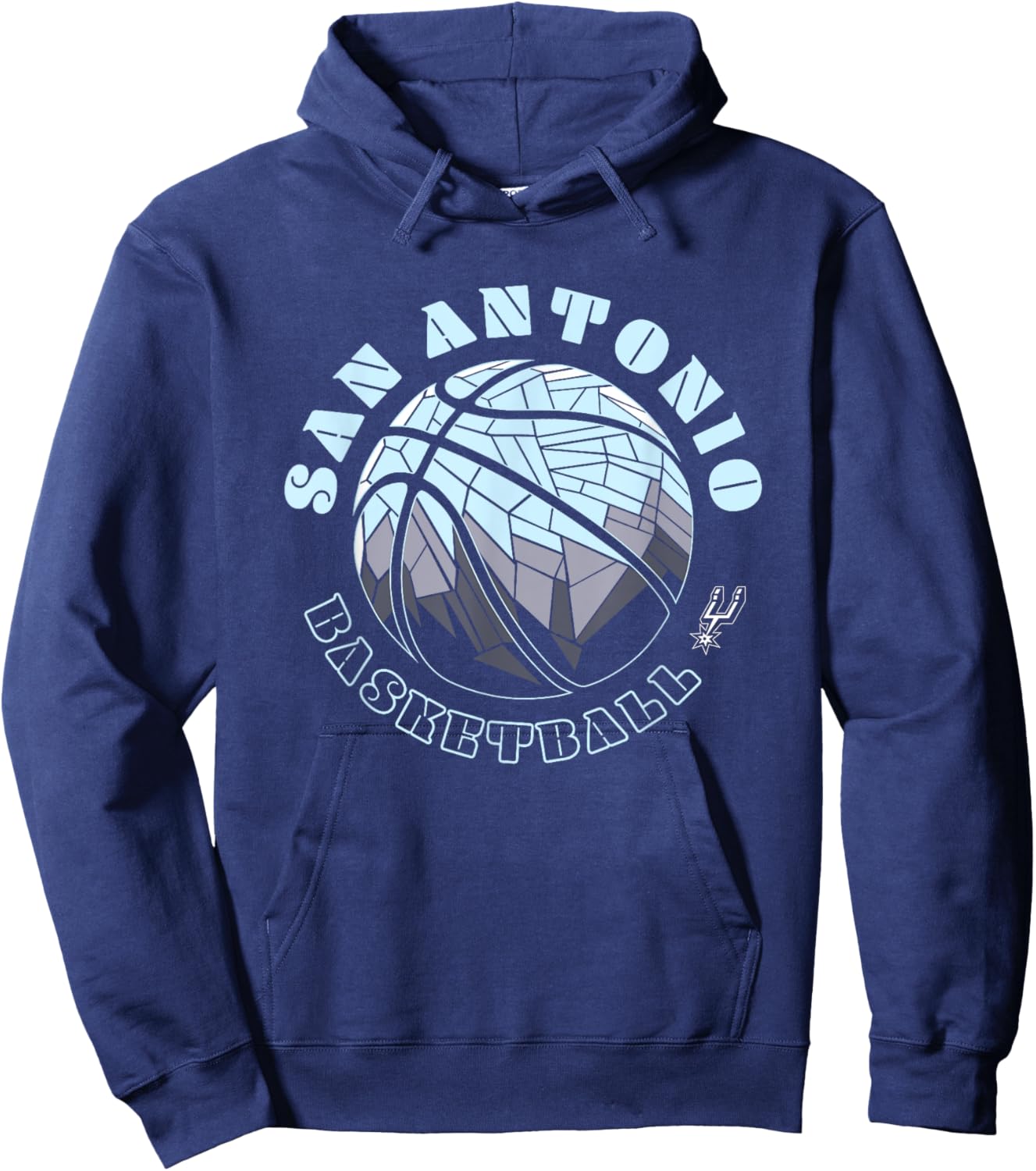 NBA San Antonio Spurs Neon Prism Basketball Hoodie - Hoodie | Navy