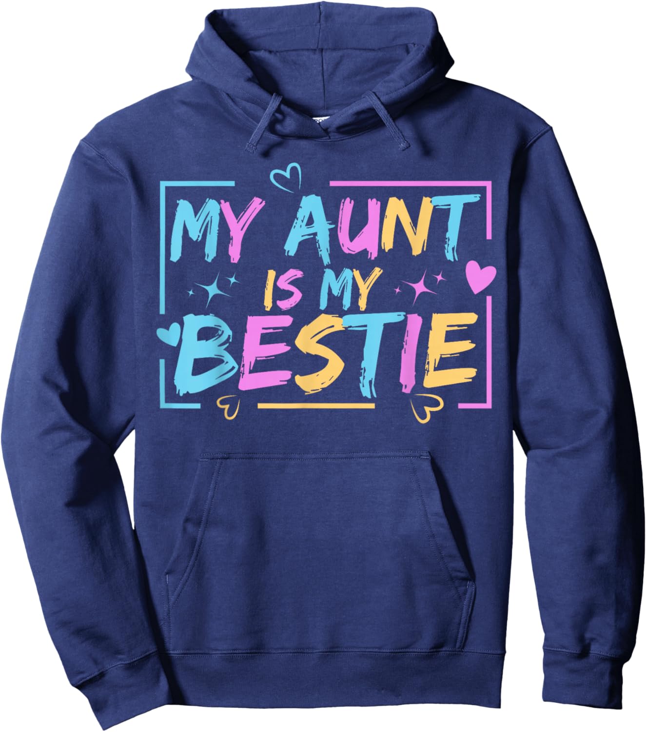 My Aunt is My Bestie Aunt And niece Matching Hoodie - Hoodie | Navy