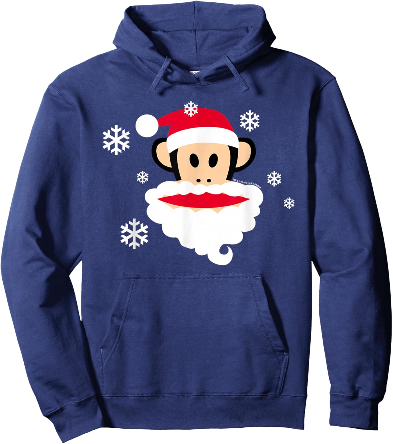 Paul Frank Santa Claus Julius Monkey Christmas Hoodie - Hoodie | Navy