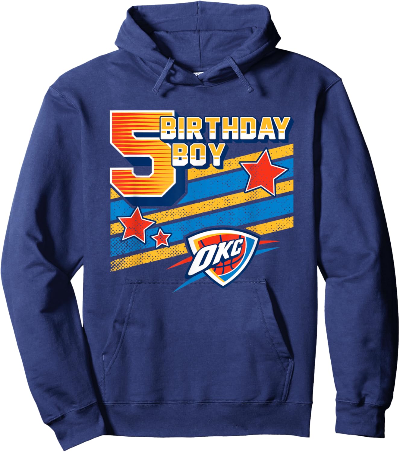 NBA Oklahoma City Thunder 5th Birthday Boy Hoodie - Hoodie | Navy