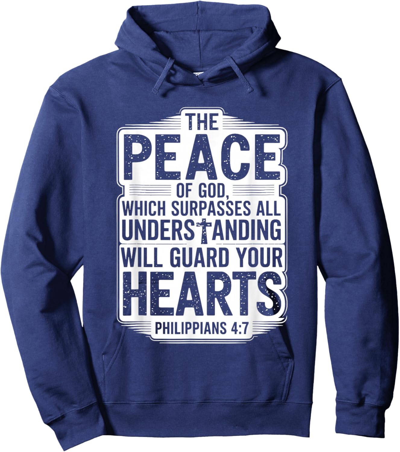 The Peace Of God Which Surpasses All Christian Hoodie - Hoodie | Navy