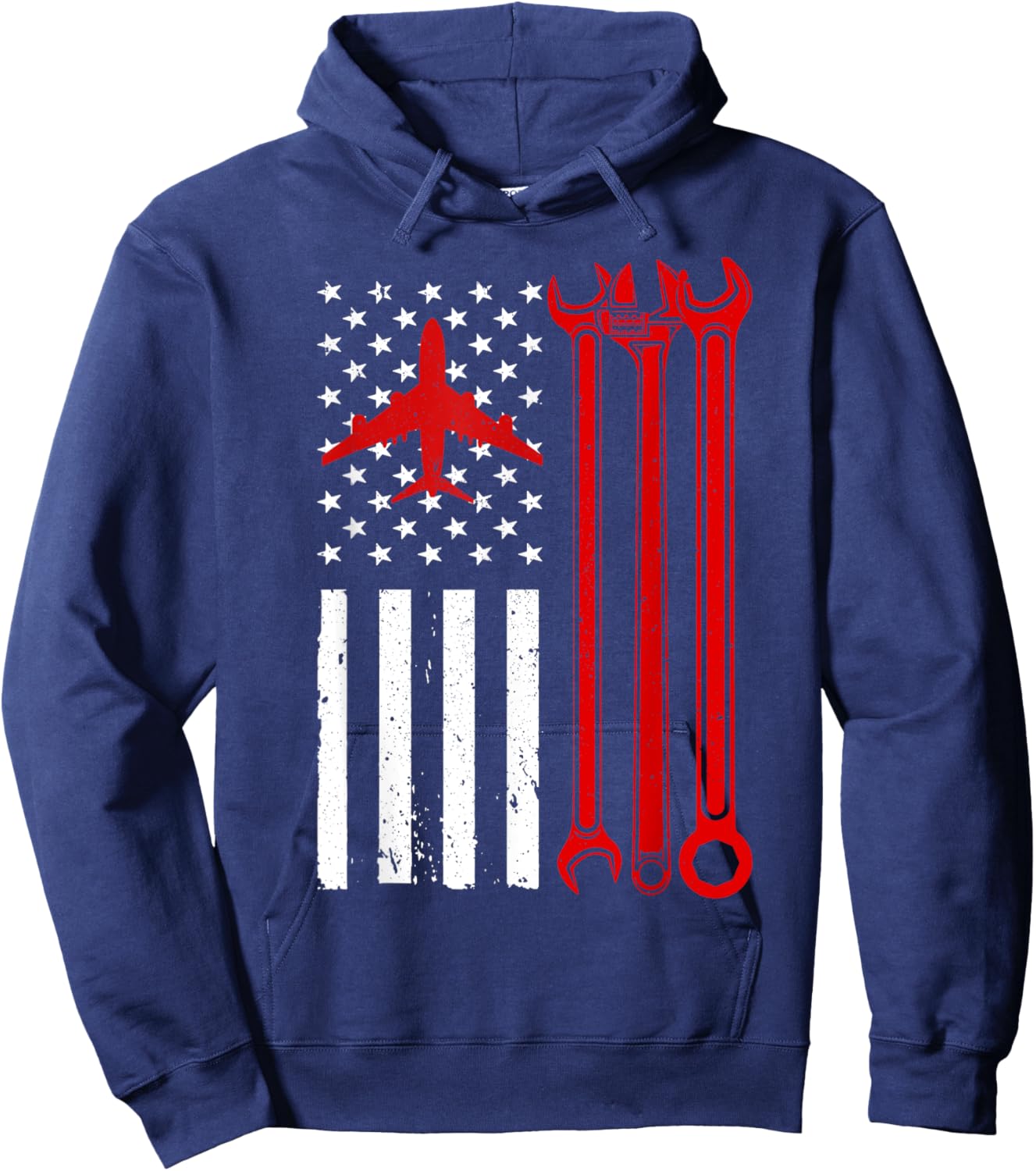 Aircraft Mechanic design Women Aviation Maintenance Hoodie - Hoodie | Navy