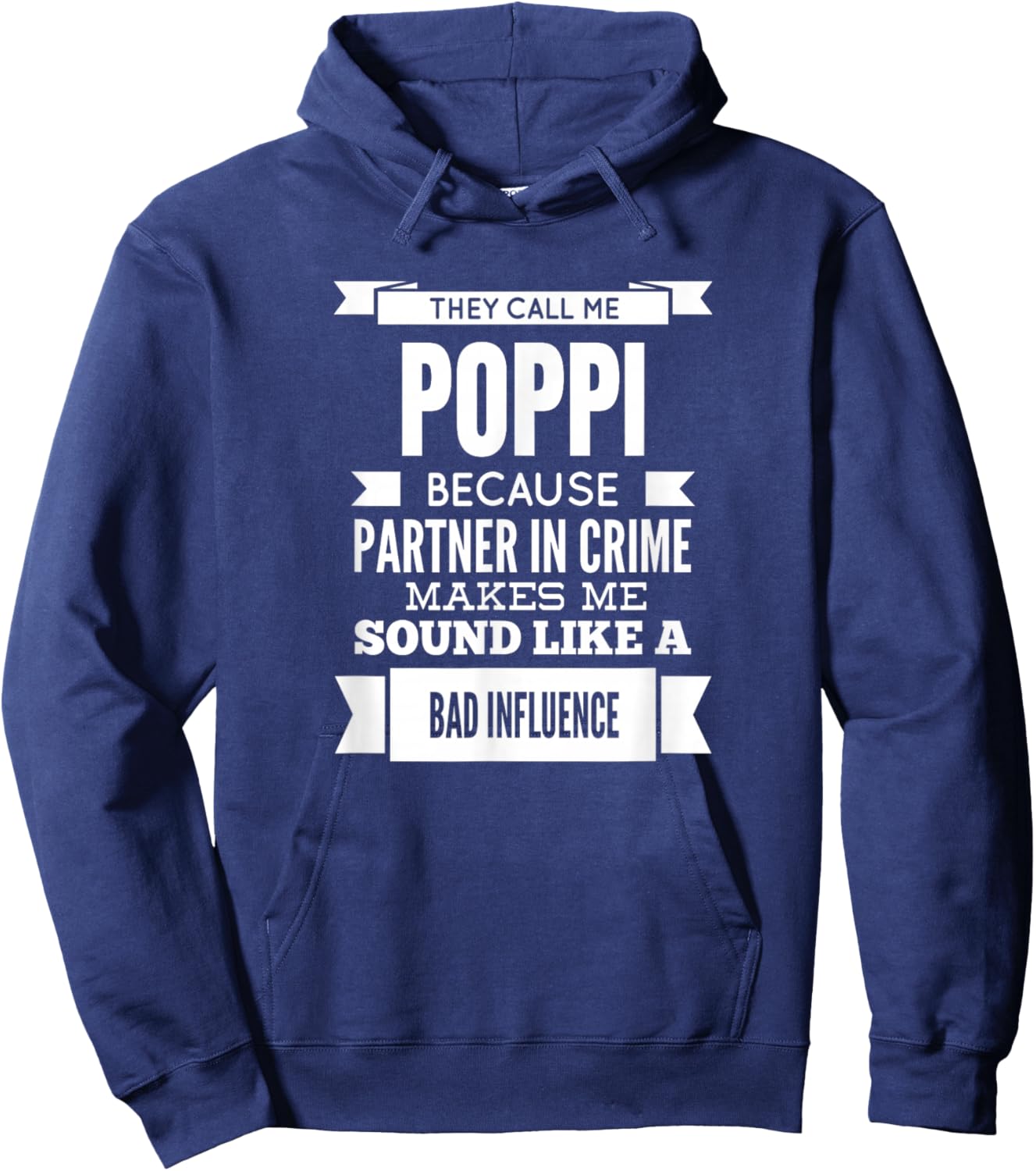 They Call Me Poppi Special Grandpa Hoodie - Hoodie | Navy