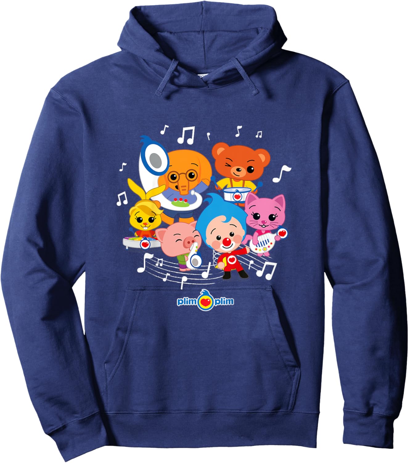 Kids Plim Plim The Kindness Hero - Colourful designs for children Hoodie - Hoodie | Navy